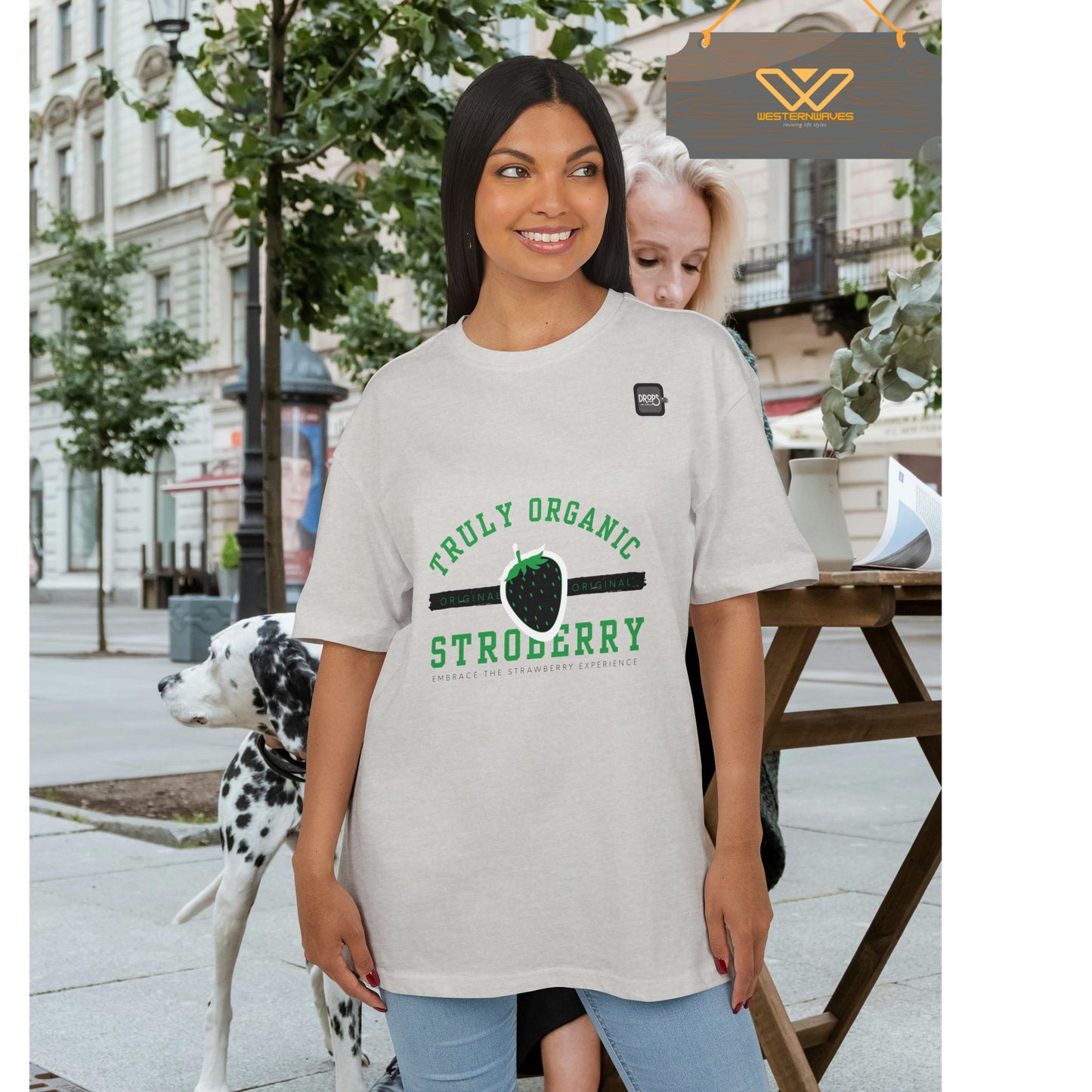 Unisex Oversized Tee_ N6+ Series USOSTEE PT2WW002_ Limited Edition by WesternWaves: