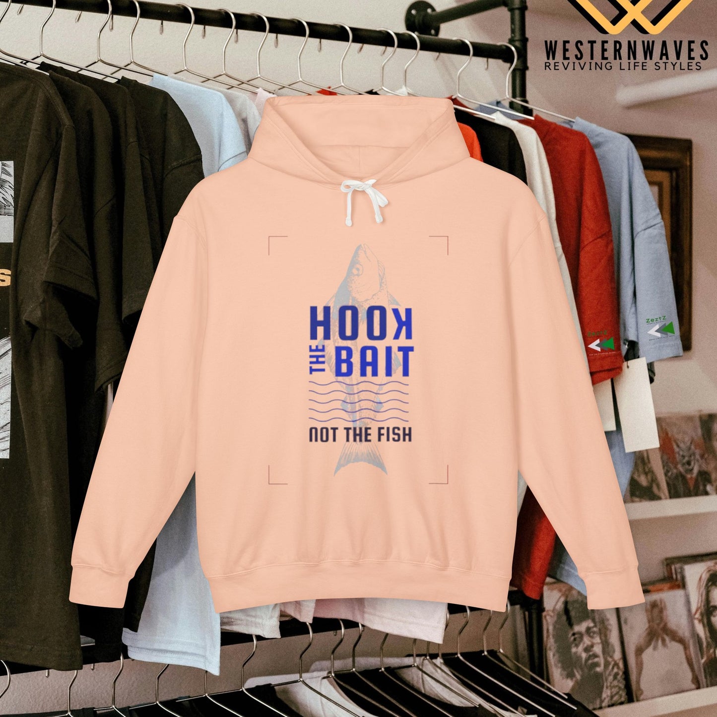 Unisex Lightweight Hooded Sweatshirt – N2+ Series USLWHSS PT2WW018_ Limited Edition Crafted Comfort by WesternWaves: