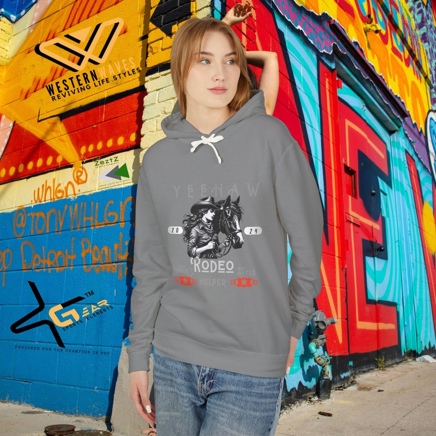 Unisex Lightweight Hooded Sweatshirt – N3+ Series USLWHSS PT2WW016_ Limited Edition Crafted Comfort by WesternWaves:
