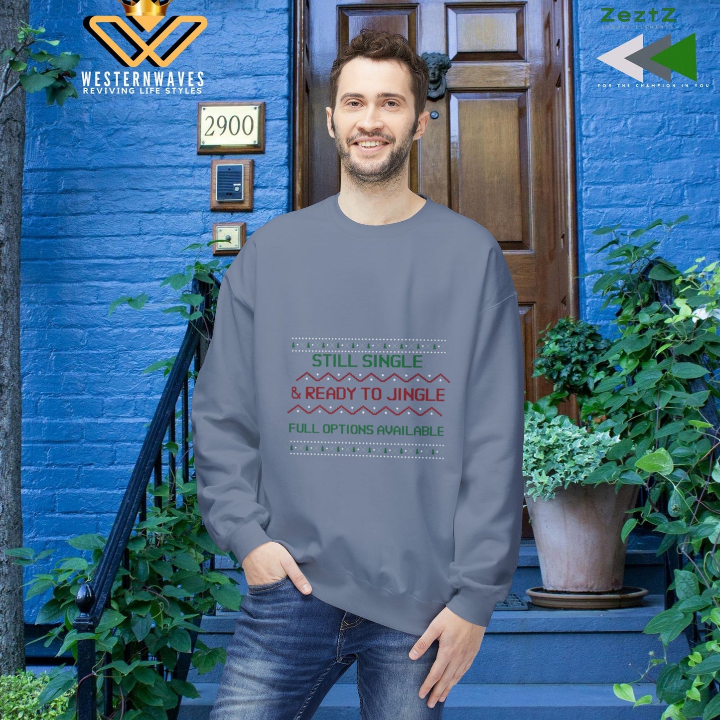 Softstyle Fleece Sweatshirt - N3+ Series SSFSS PT2WW001_ Limited Edition Cozy, Eco-Friendly, Unisex product by WesternWaves:
