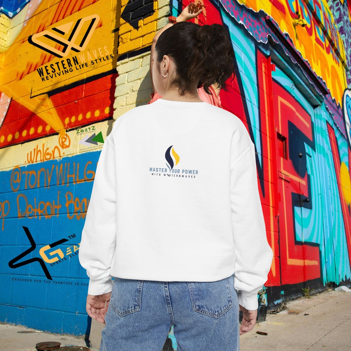 Unisex Garment-Dyed Sweatshirt_ N3+ Series SPW UGDSS PT2WW003_WesternWaves Limited Edition