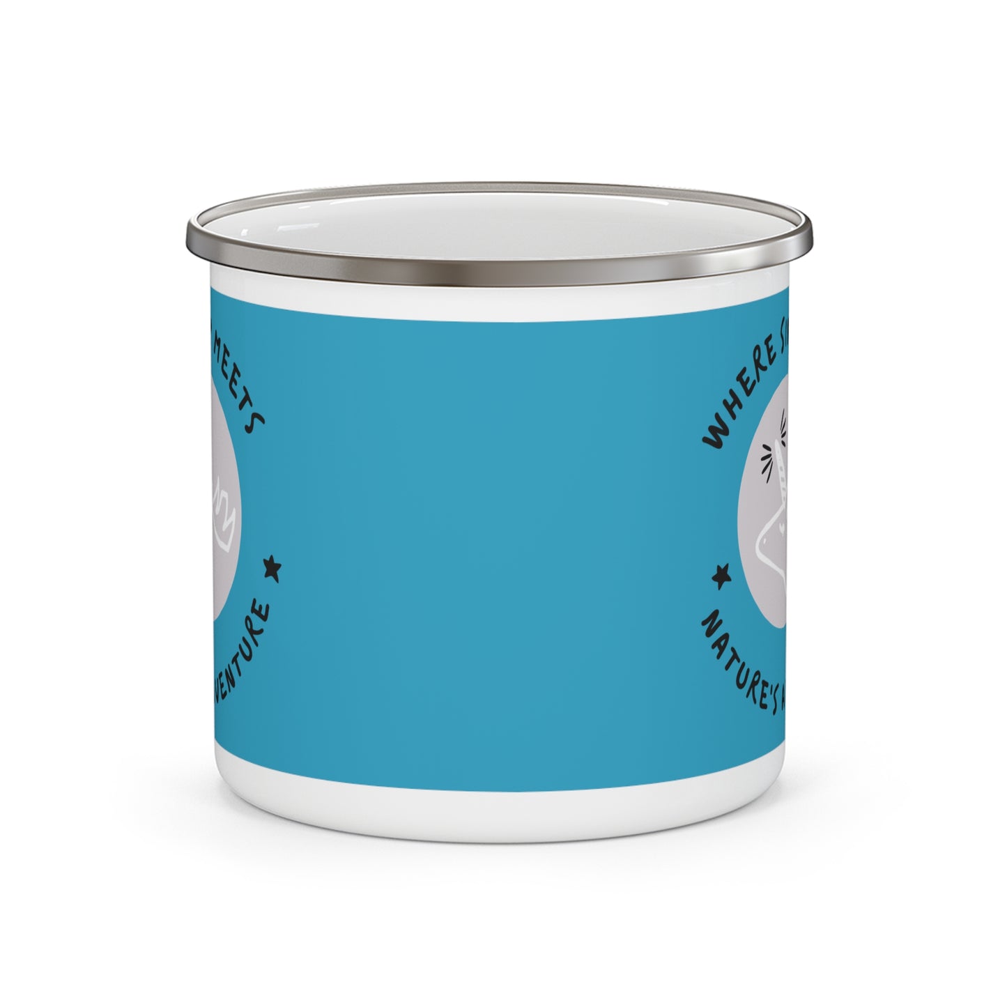 Enamel Camping Mug_ N3+ Series ECMUG PT2WW001_ Limted Edition by WesternWaves: