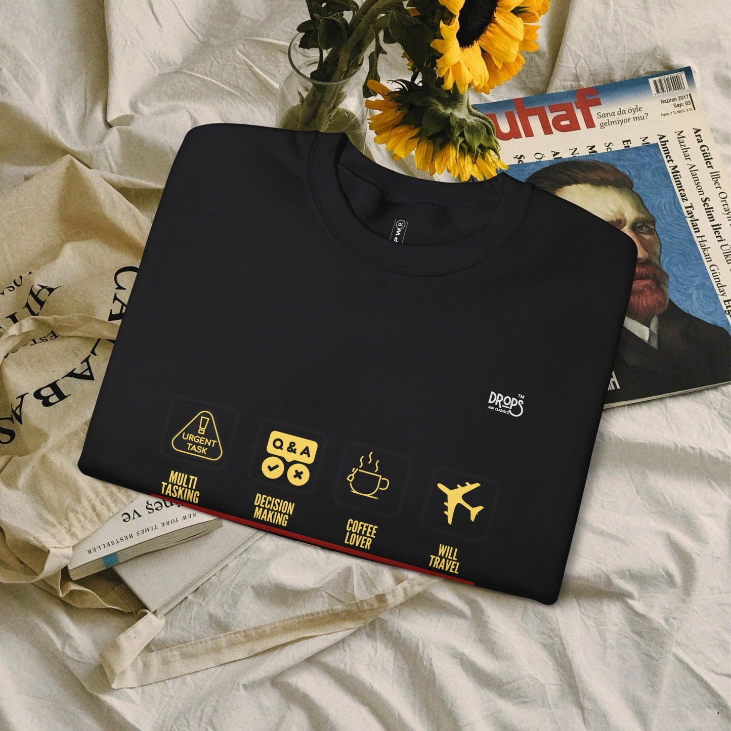 Unisex Heavy Blend™ Crewneck Sweatshirt_ N2 Sports Series UHBCSS PT2WW004_ Limited Edition 'DROPS' Brand Sweatshirt by WesternWaves: