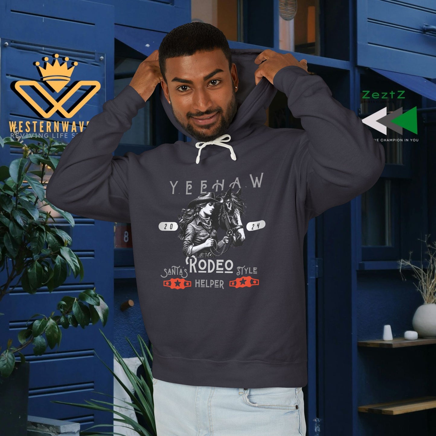 Unisex Lightweight Hooded Sweatshirt – N3+ Series USLWHSS PT2WW016_ Limited Edition Crafted Comfort by WesternWaves: