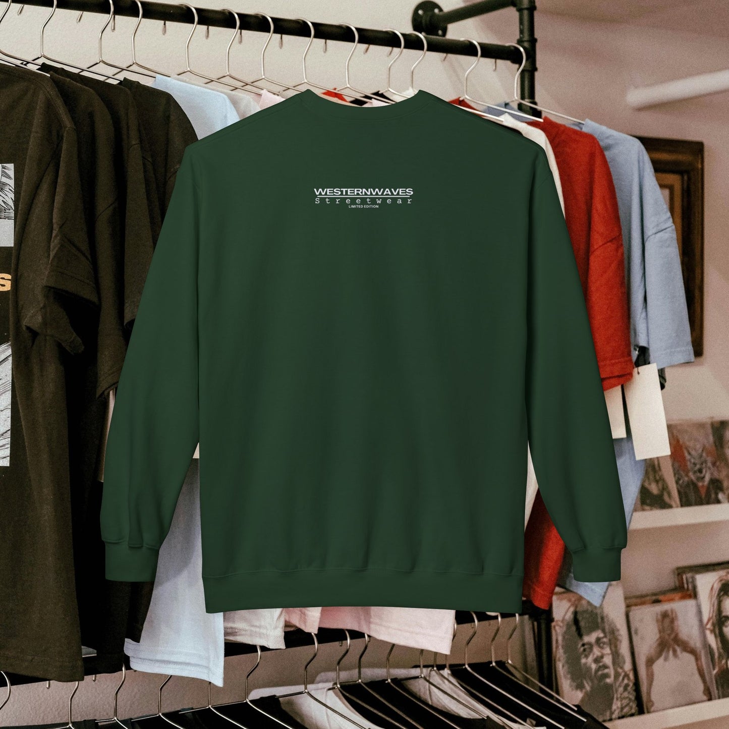 Every Line Got A Story Sweatshirt | Unisex Fleece Crewneck, Cozy Pullover, Artistic Gift, Casual Layer, Everyday Wear