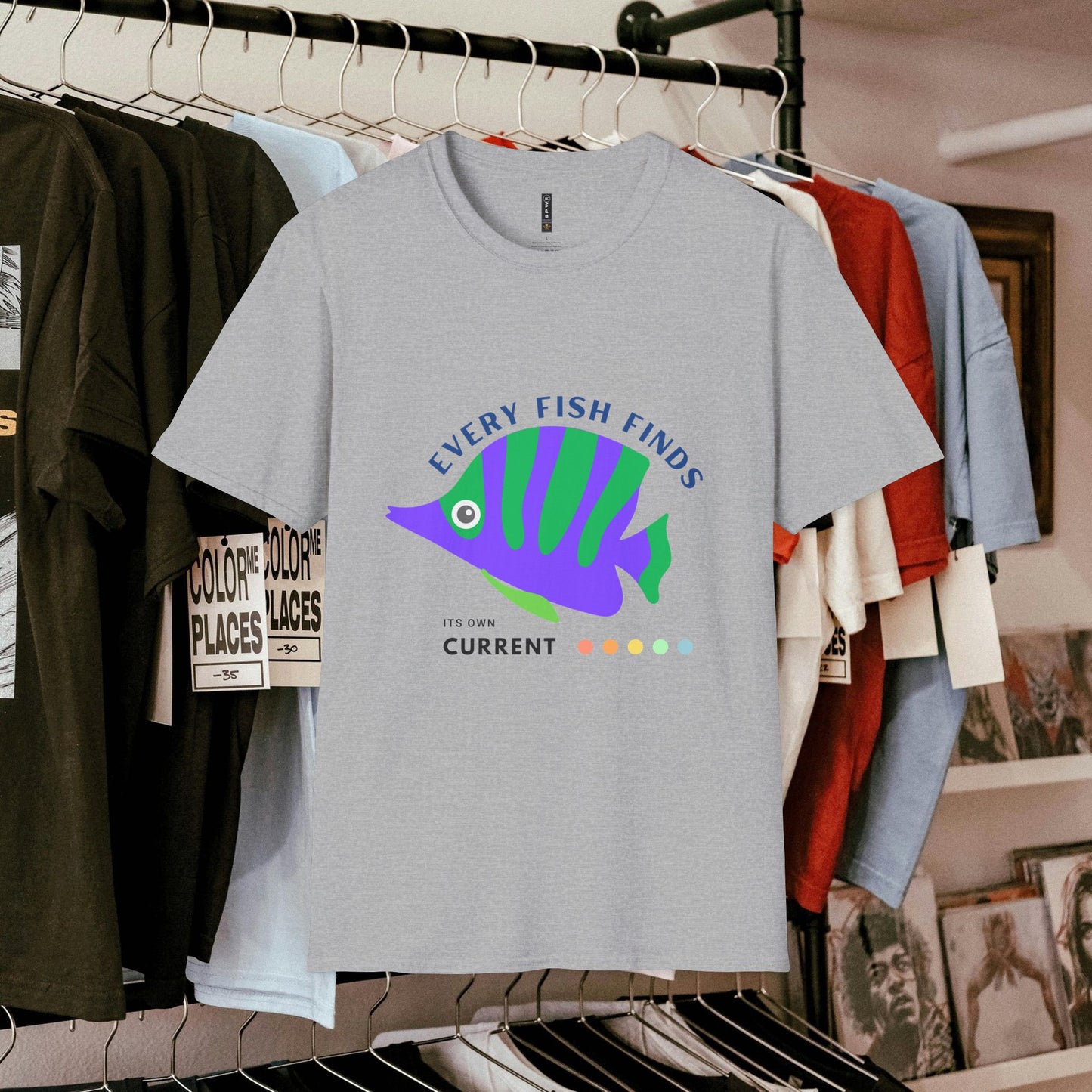 Unisex Softstyle T-Shirt_ N+ Series USSTS FT2WW009_ Limited Edition by WesternWaves: