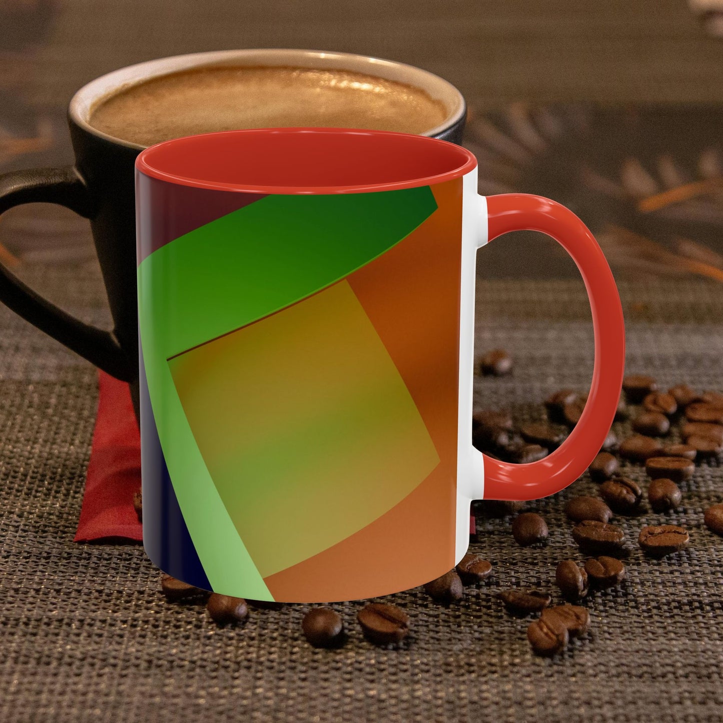 Accent Coffee Mug 11, 15oz_ N3+ Series ACM11OZ PT2WW018_ Limited Edition Perfect Blend of Style by WesternWaves: