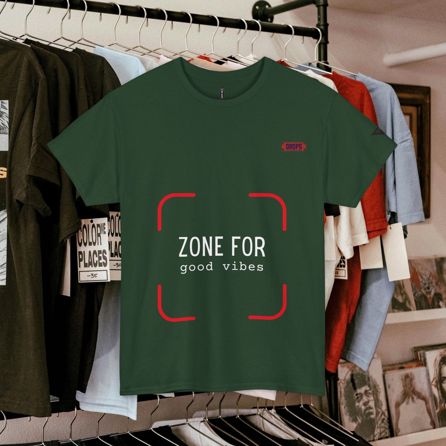 Unisex Heavy Cotton Tee_ 20 July 2025_ Limited Edition Unique Summer Wear_ by WesternWaves: