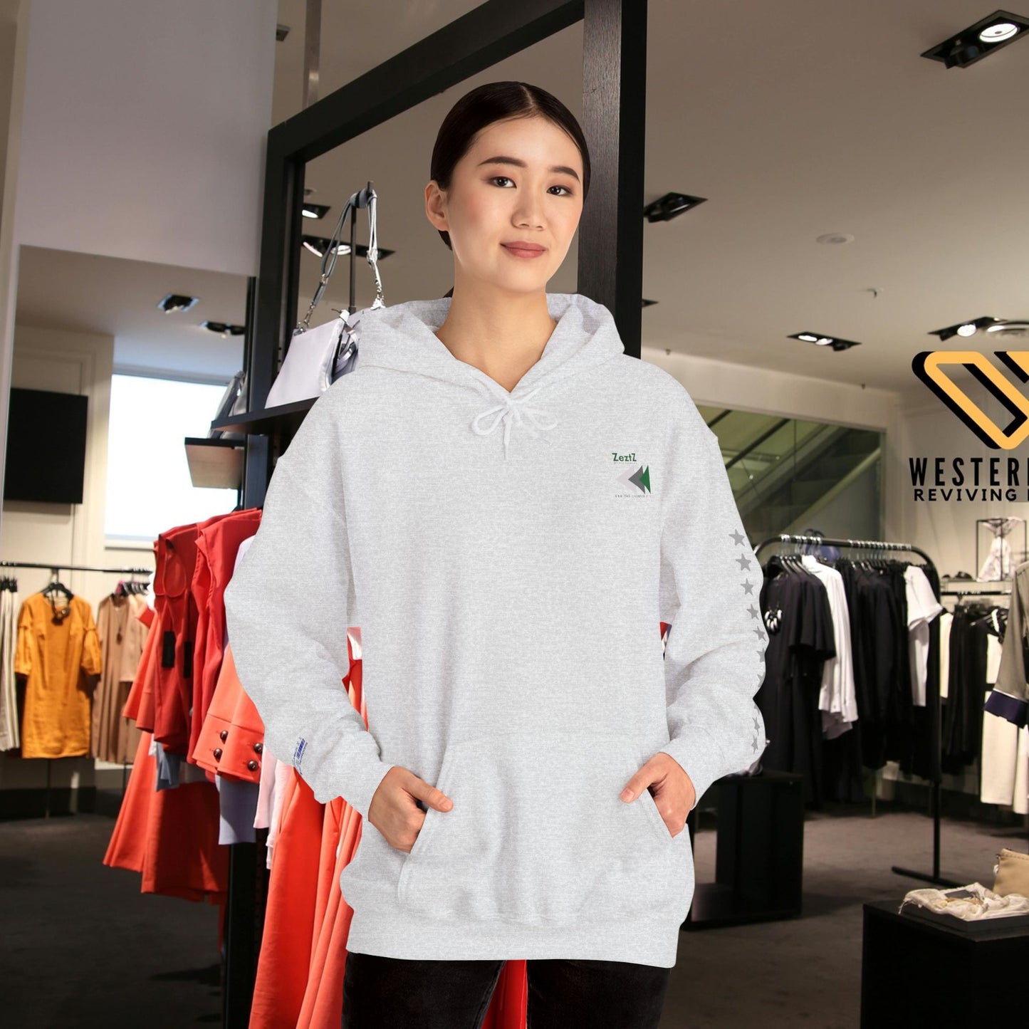 Unisex Heavy Blend™ Hooded Sweatshirt_ N+ Series USHBHSS PT2WW001_ Limited Edition by WesternWaves:
