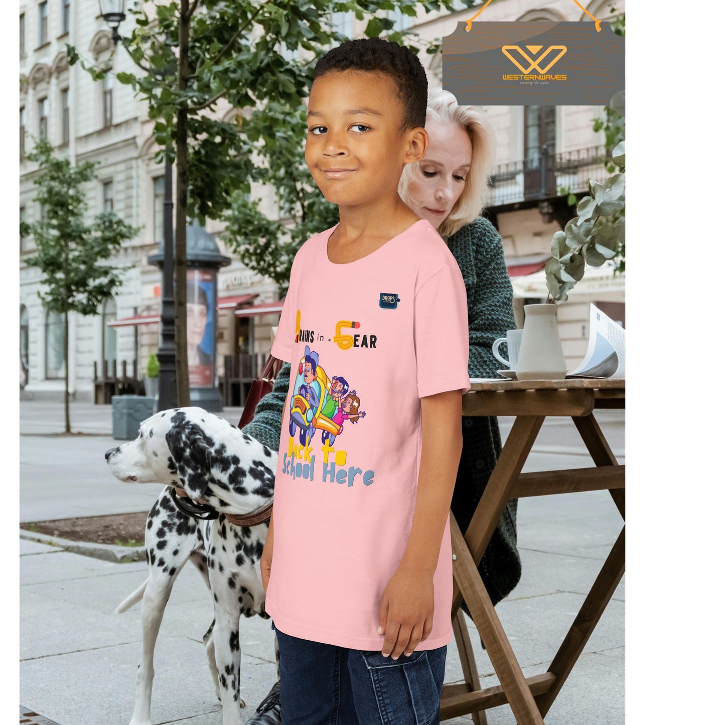 Youth Short Sleeve Tee_N2 Series YSST PT2WW001_ Limited Edition Utmost Comfort by WesternWaves: