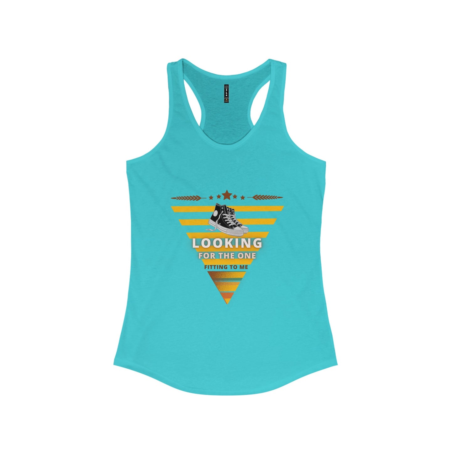 Women's Ideal Racerback Tank_ N2+ Series WIRBT PT2WW005_ Limited Edition Design for Comfort and Style by WesternWaves: