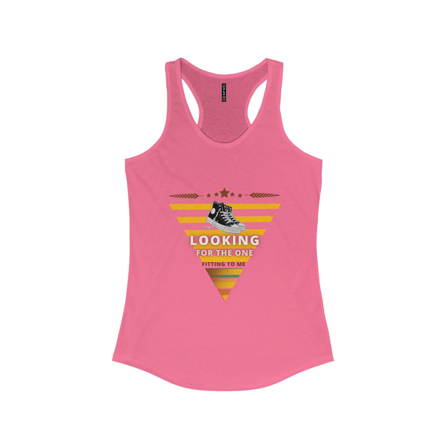 Women's Ideal Racerback Tank_ N2+ Series WIRBT PT2WW005_ Limited Edition Design for Comfort and Style by WesternWaves: