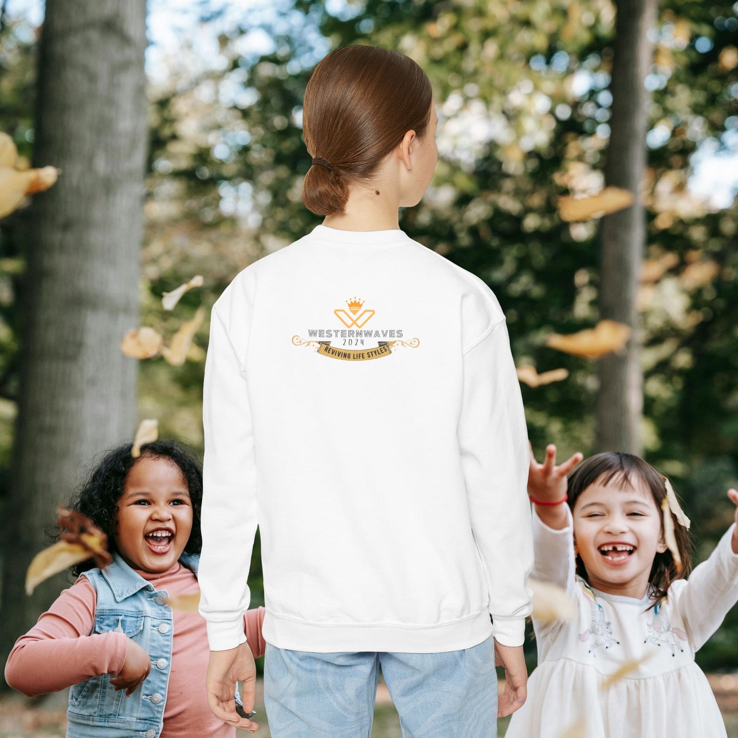 Youth Crewneck Sweatshirt_ N2+ Series YCNSS PT2WW002_ Limited Edition Perfect Companion for the School, Sports & Casual hangouts by WesternWaves:
