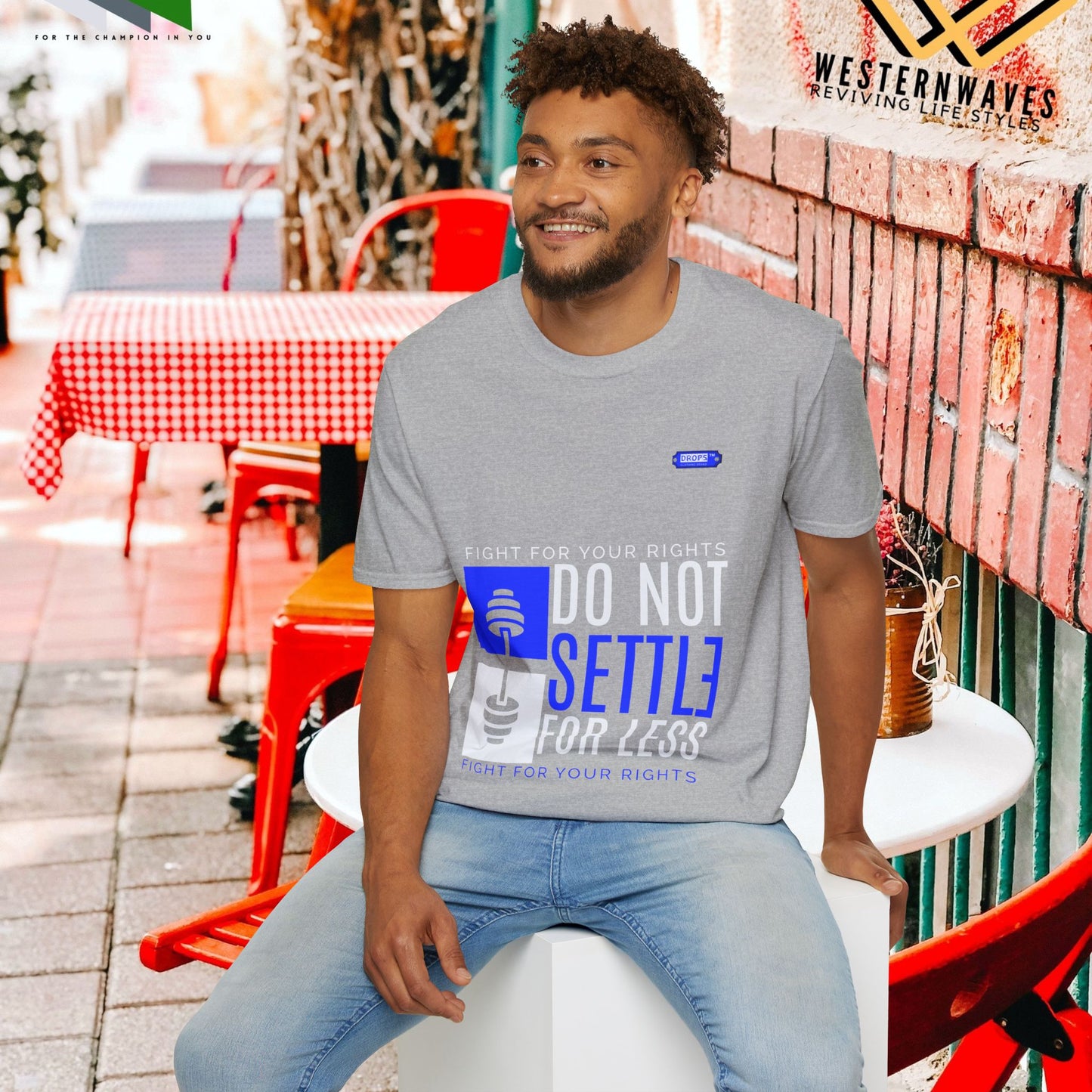 Unisex Softstyle T-Shirt_ N2 Series SPW USSTS FT2WW009_ Redefine Relaxation Limited Edition by WesternWaves: