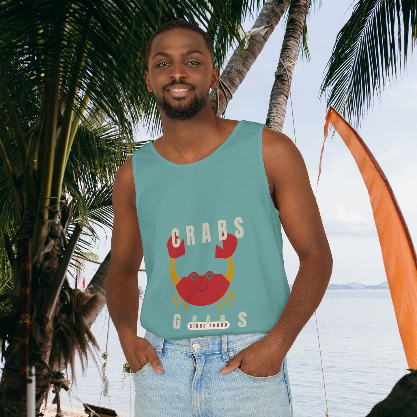Unisex Garment-Dyed Tank Top_ N2+ Series USGDTT PT2WW012_ Limited Edition Comfort & Style by WesternWaves: