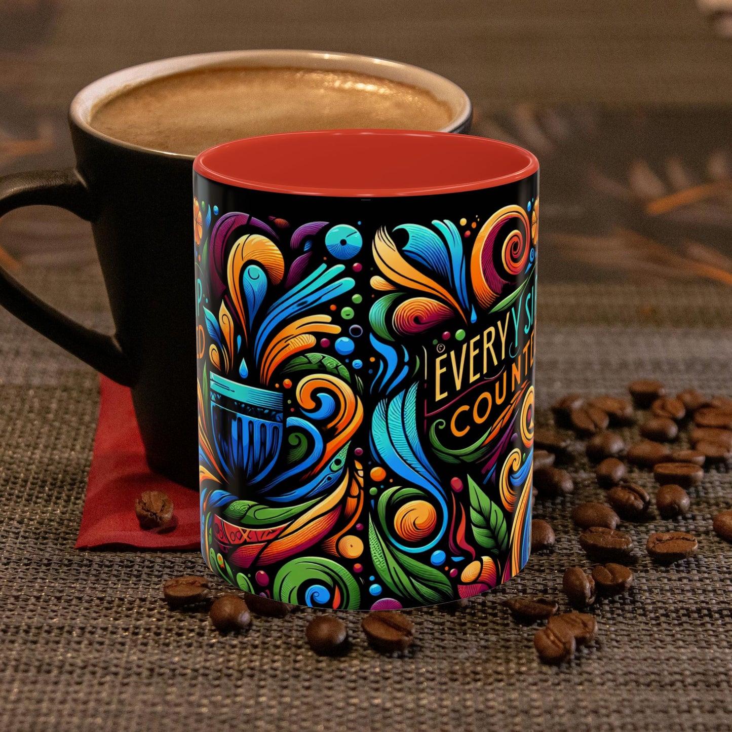 Accent Coffee Mug 11_ N3* Series ACM11OZ PT2WW022_ Limited Edition Perfect Blend of Style by WesternWaves: