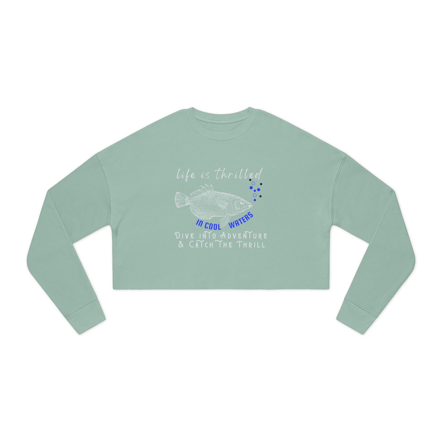 Women's Cropped Sweatshirt_ N3+ Series WCSS PT2WW003_ Limited Edition Utmost Comfort by WesternWaves: