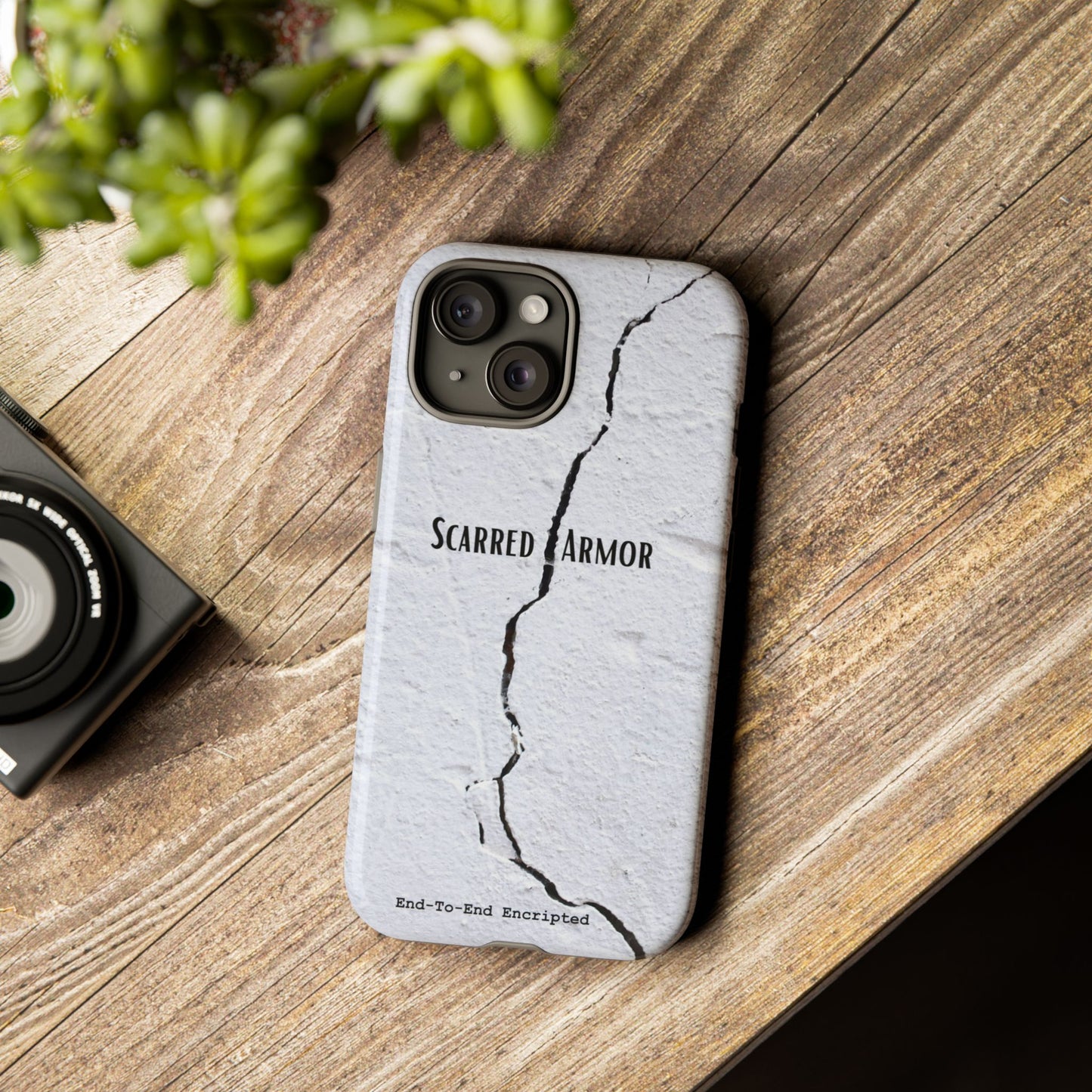 Tough iPhone Cases Phone Case_ Series N8+ TCPCASE PT2WW001_ Limited Edition Scarred Armor Design iPhone Cases by WesternWaves: