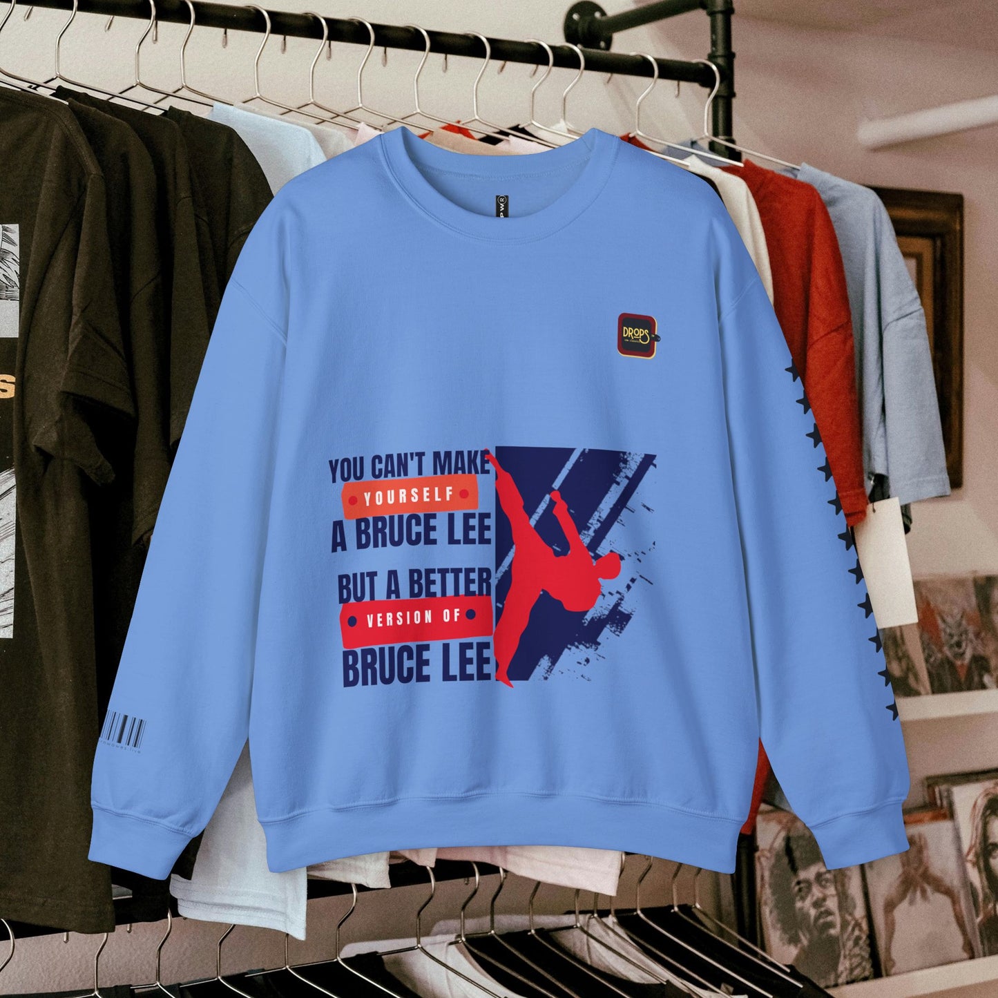 Unisex Heavy Blend™ Crewneck Sweatshirt_ N2 Sports Series UHBCSS PT2WW010_ Limited Edition ‘Zeztz’ Brand Sports Elements by WesternWaves: