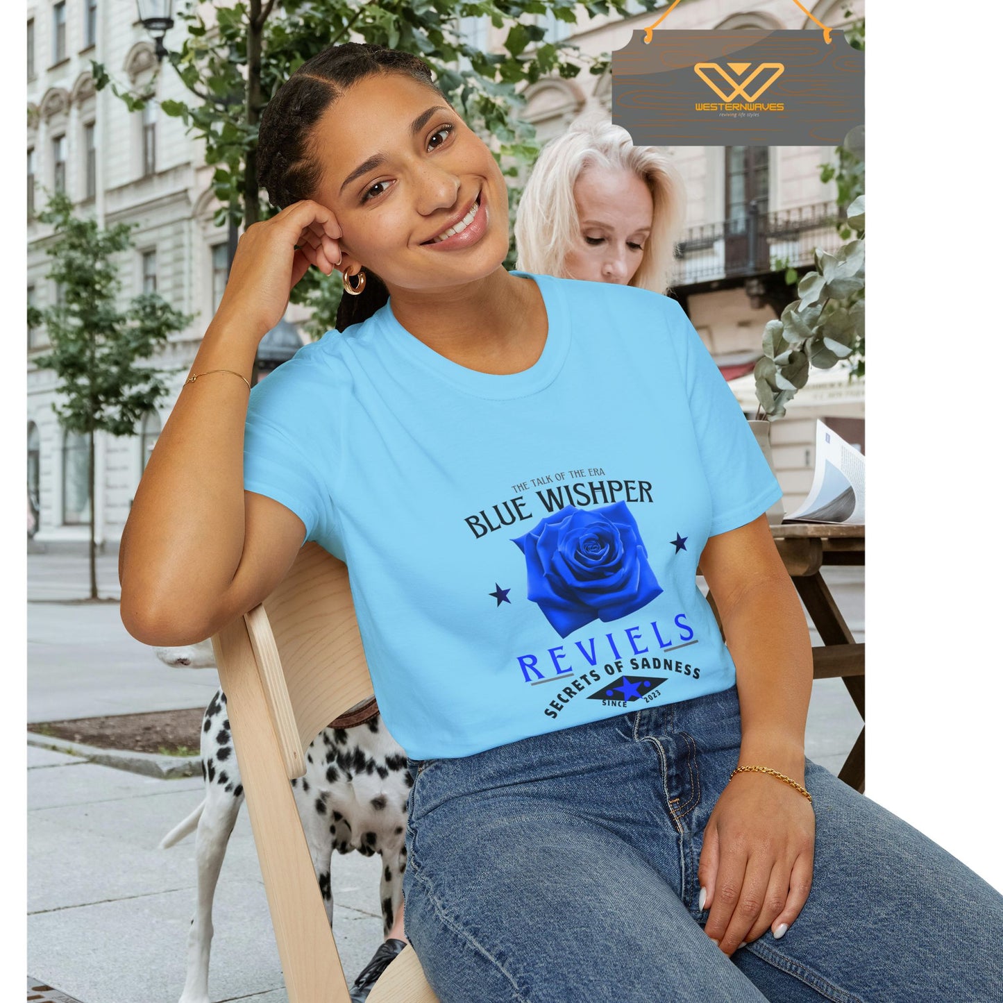 Unisex Softstyle T-Shirt_ N3+ Series USSTS FT2WW005_ Limited Edition Redefines & Relaxation by WesternWaves: