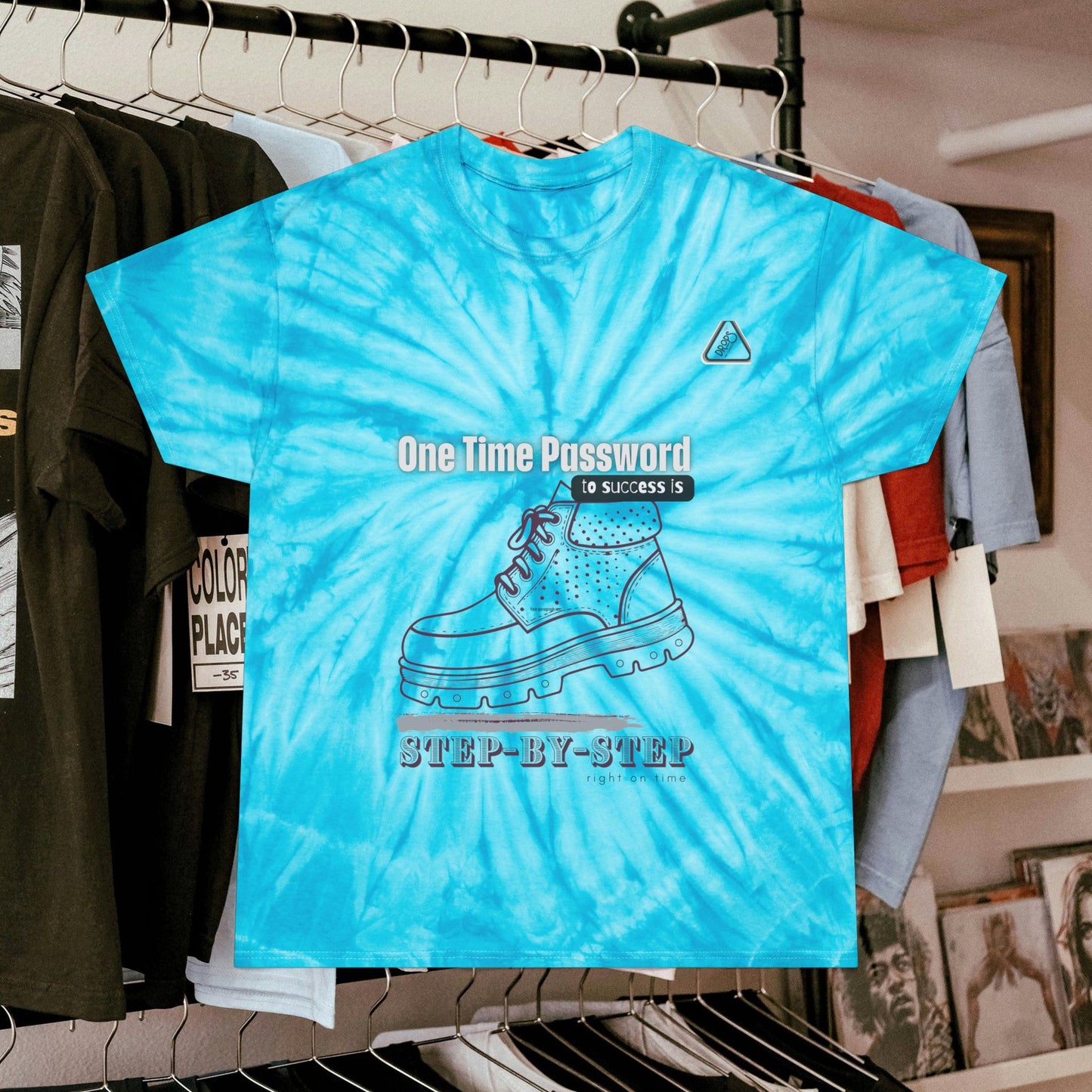 Tie-Dye Tee, Cyclone_ N2 Series T&DTEE PT2WW001_ Retro Style Limited Edition by WesternWaves: