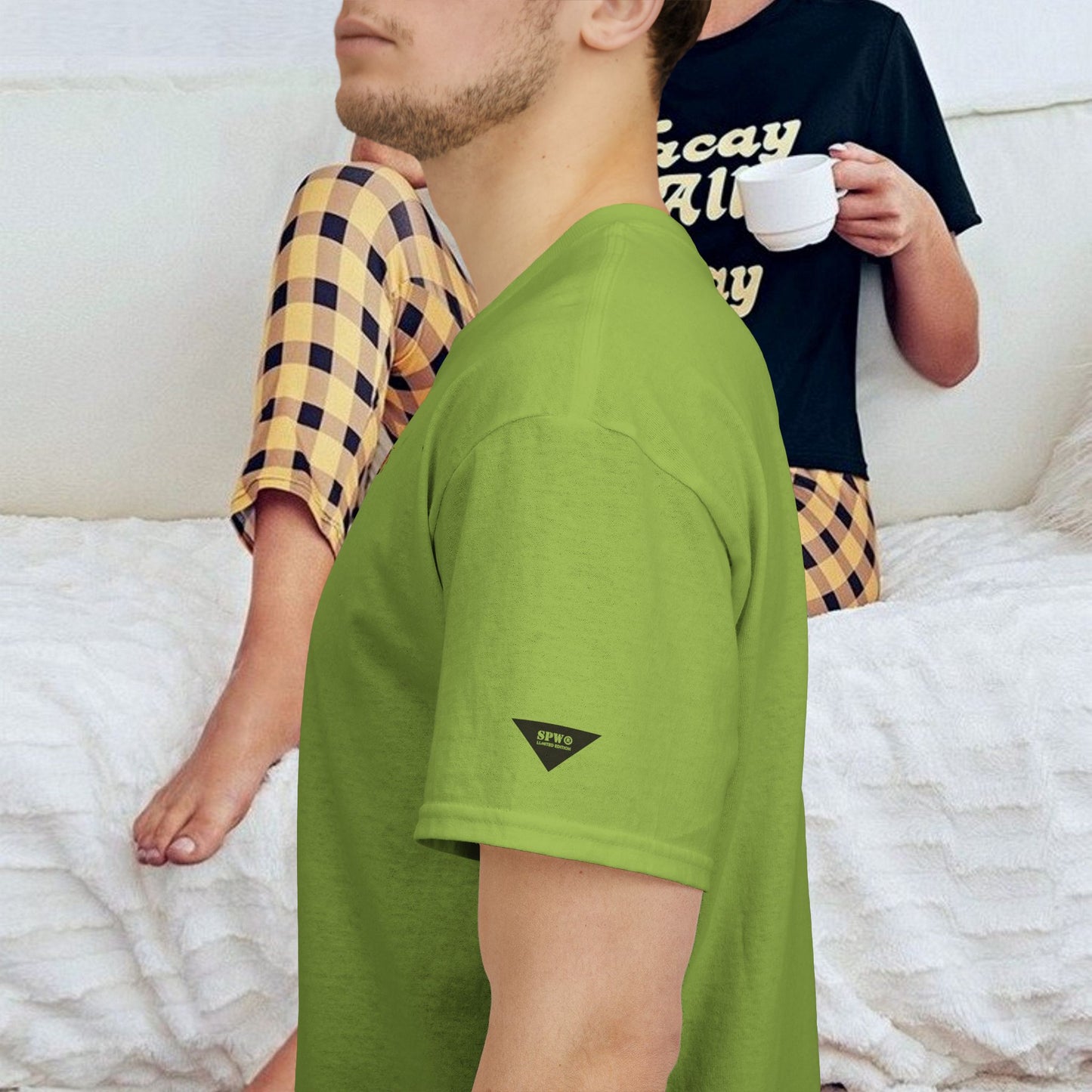 Unisex Heavy Cotton Tee_ 20 July 2025_ Limited Edition Unique Summer Wear_ by WesternWaves: