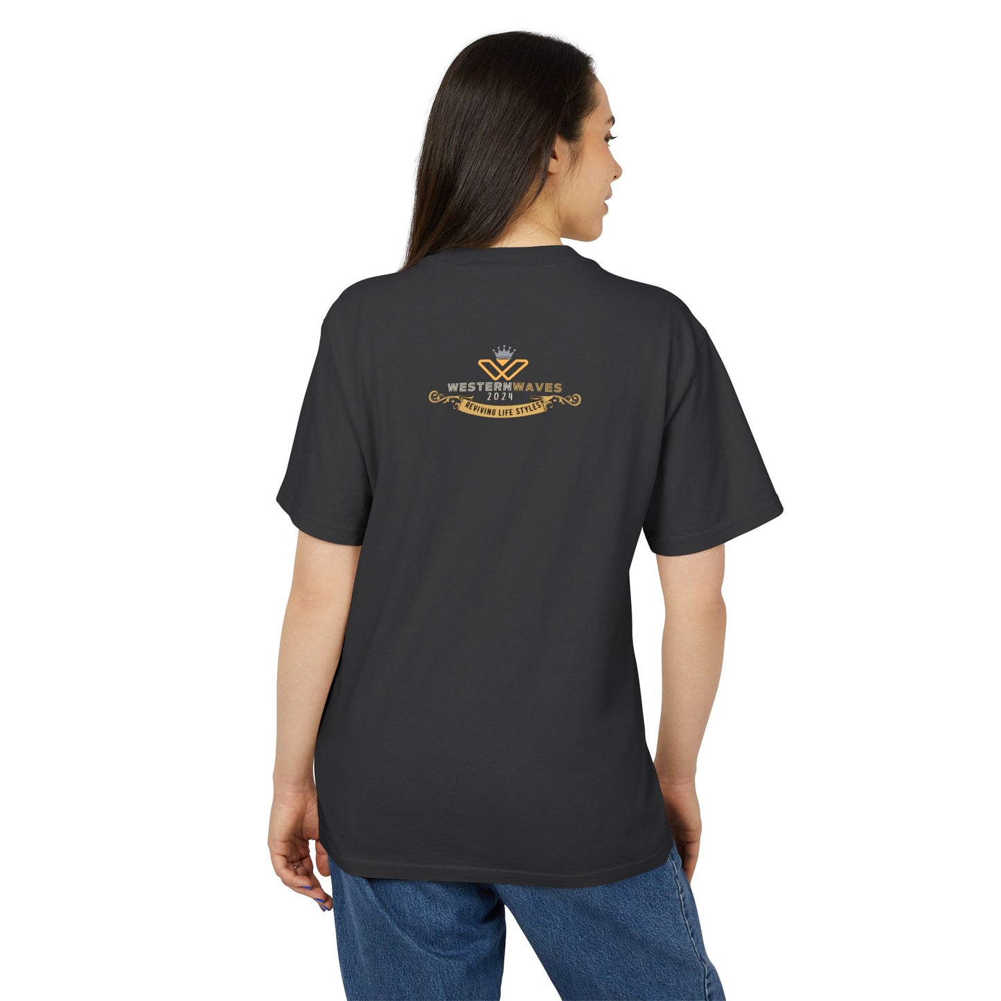 Unisex Heavy Faded Tee_ N3+ Series USHFTEE PT2WW006_ Vintage Vibes Limited Edition Tee by WesternWaves