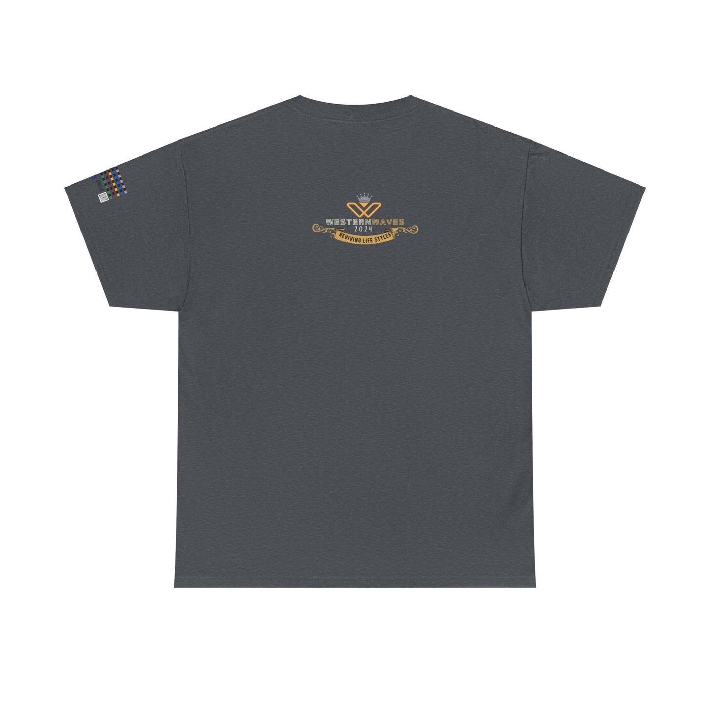 Unisex Heavy Cotton Tee_ Crafted from premium 100% cotton_ N+ Series UHCT PT2WV006_ Limited Edition by WesternWaves: