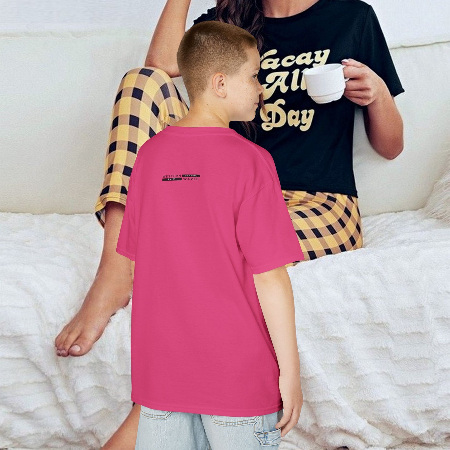 Kids Heavy Cotton™ Tee_ N2 Series KHCT PT2WW0011_ Limited Edition Durable Comfort for Every Adventure by WesternWaves: