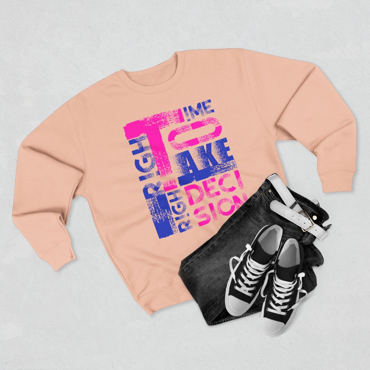 Unisex Crewneck Sweatshirt_ N3+ Series USCNSS PT2WW002_ Limited Edition Softness, Warmth & Durability by WesternWaves:
