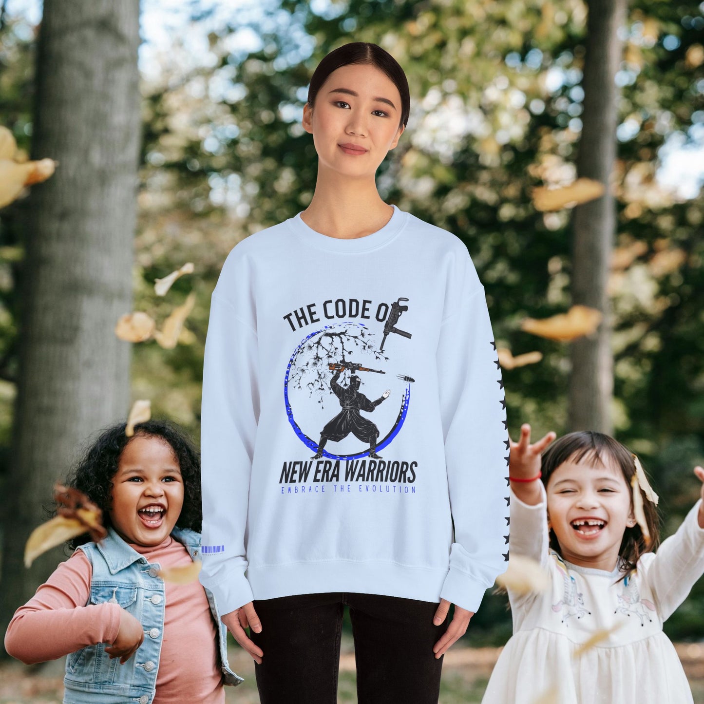Unisex Heavy Blend™ Crewneck Sweatshirt_ N3+ Series UHBCSS PT2WV010_ Limited Edition Timeless Style by WesternWaves: