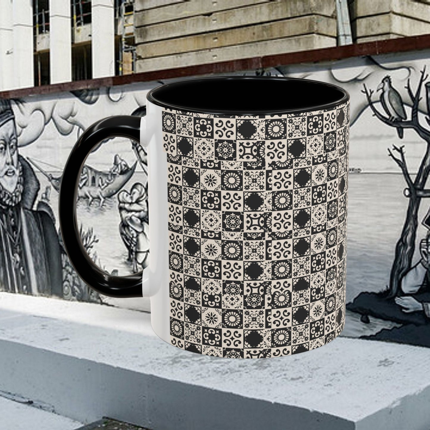 11oz Accent Mug_ N2 Series 11OZACM PT2WW001_ Limited Edition Perfect Blend of Style by WesternWaves: