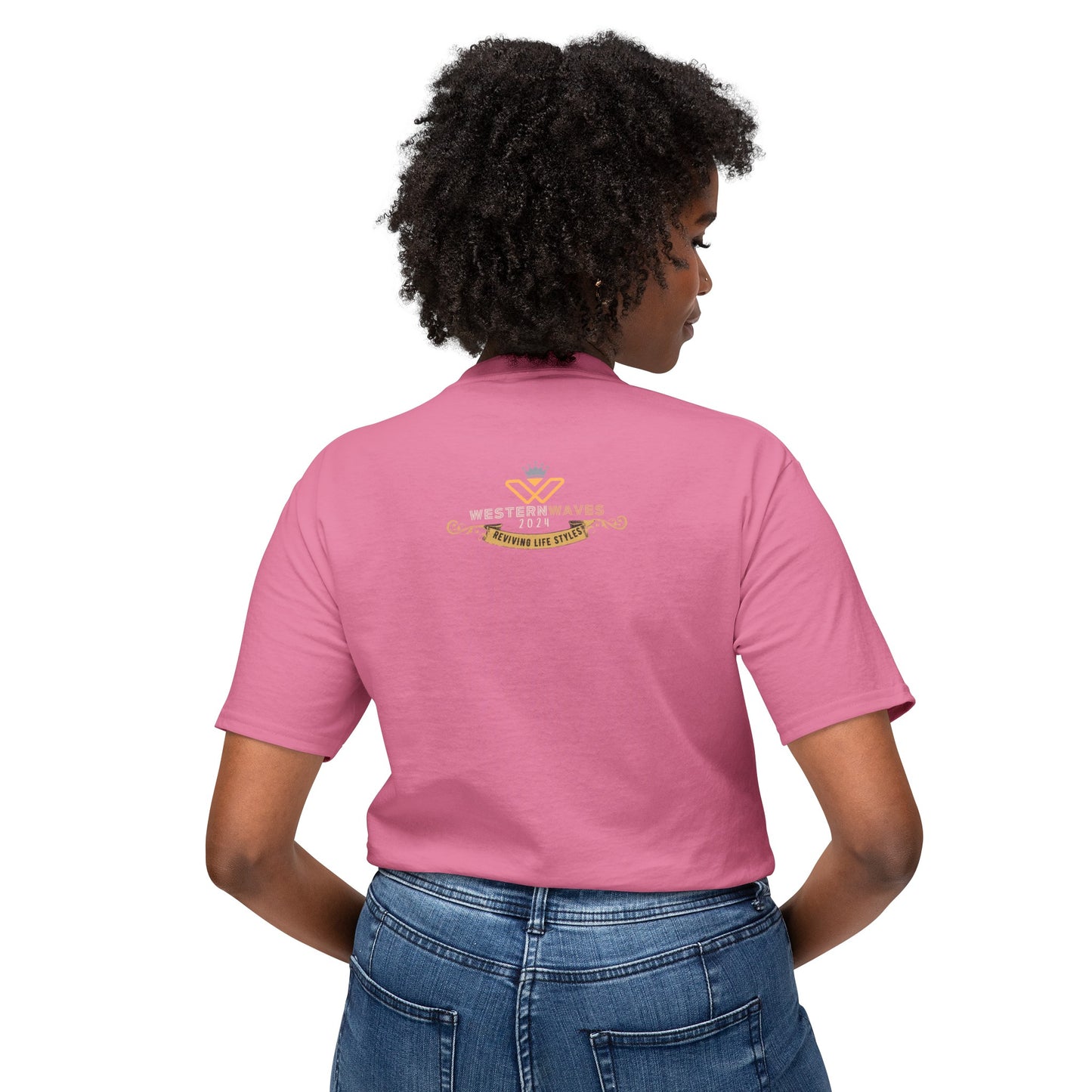 Unisex HD Cotton™ T-shirt_ N+ Series USHDCTS PT2WW003_ Limited Edition Unisex HD Cotton™ T-shirt by WesternWaves
