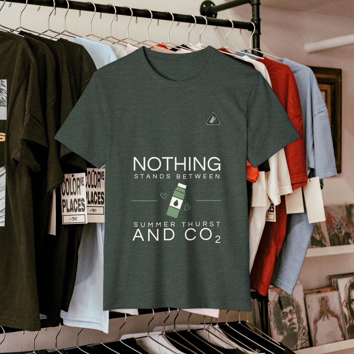 Eco-Friendly Unisex T-Shirt_ N7* Series ECOFUSTS PT2WW001_ Limited Edition Eco-Friendly T-Shirt by WesternWaves: