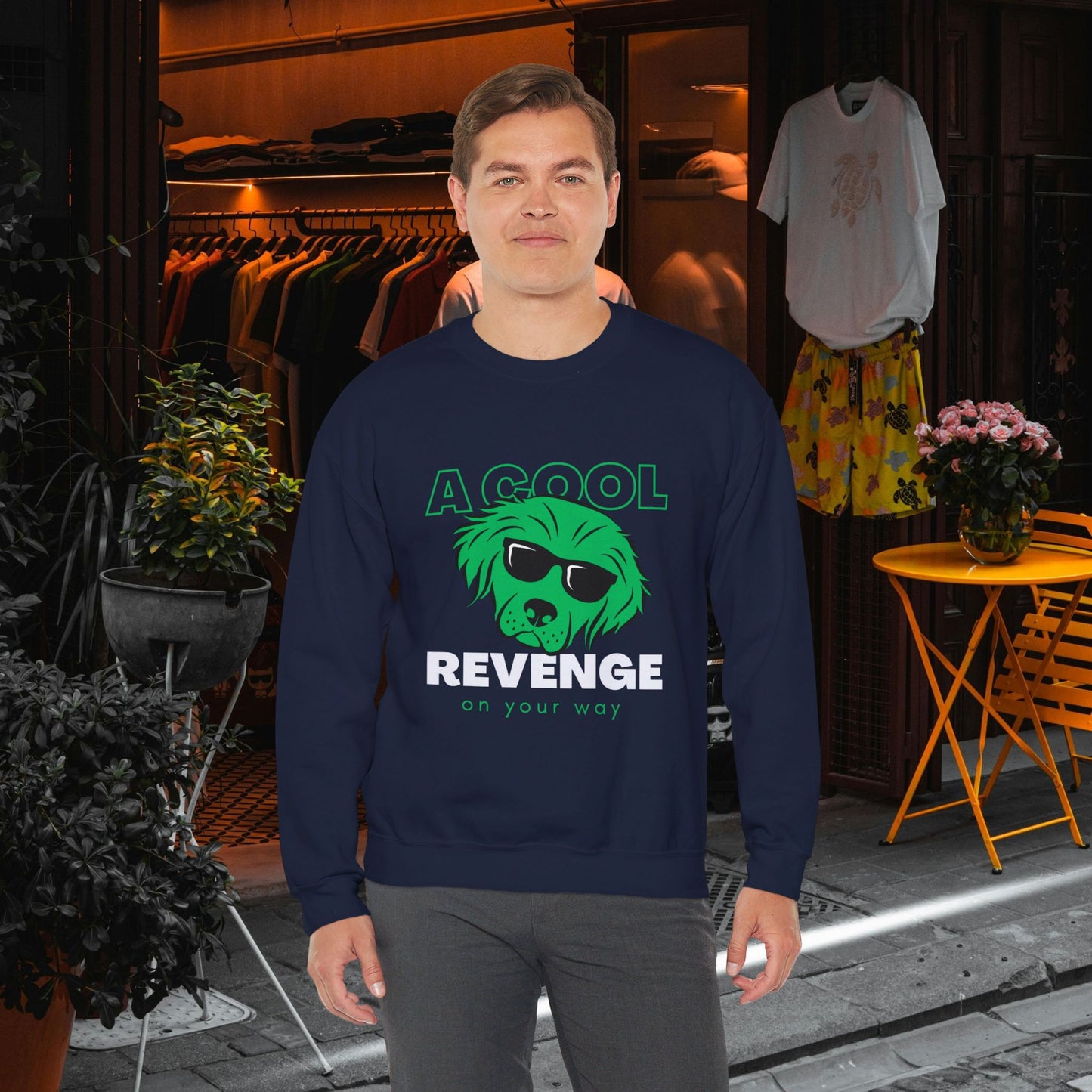 Unisex Heavy Blend™ Crewneck Sweatshirt_ N2+ Series UHBCSS PT2WW024_ Limited Edition Pure Luxury for Every Occasion by WesternWaves: