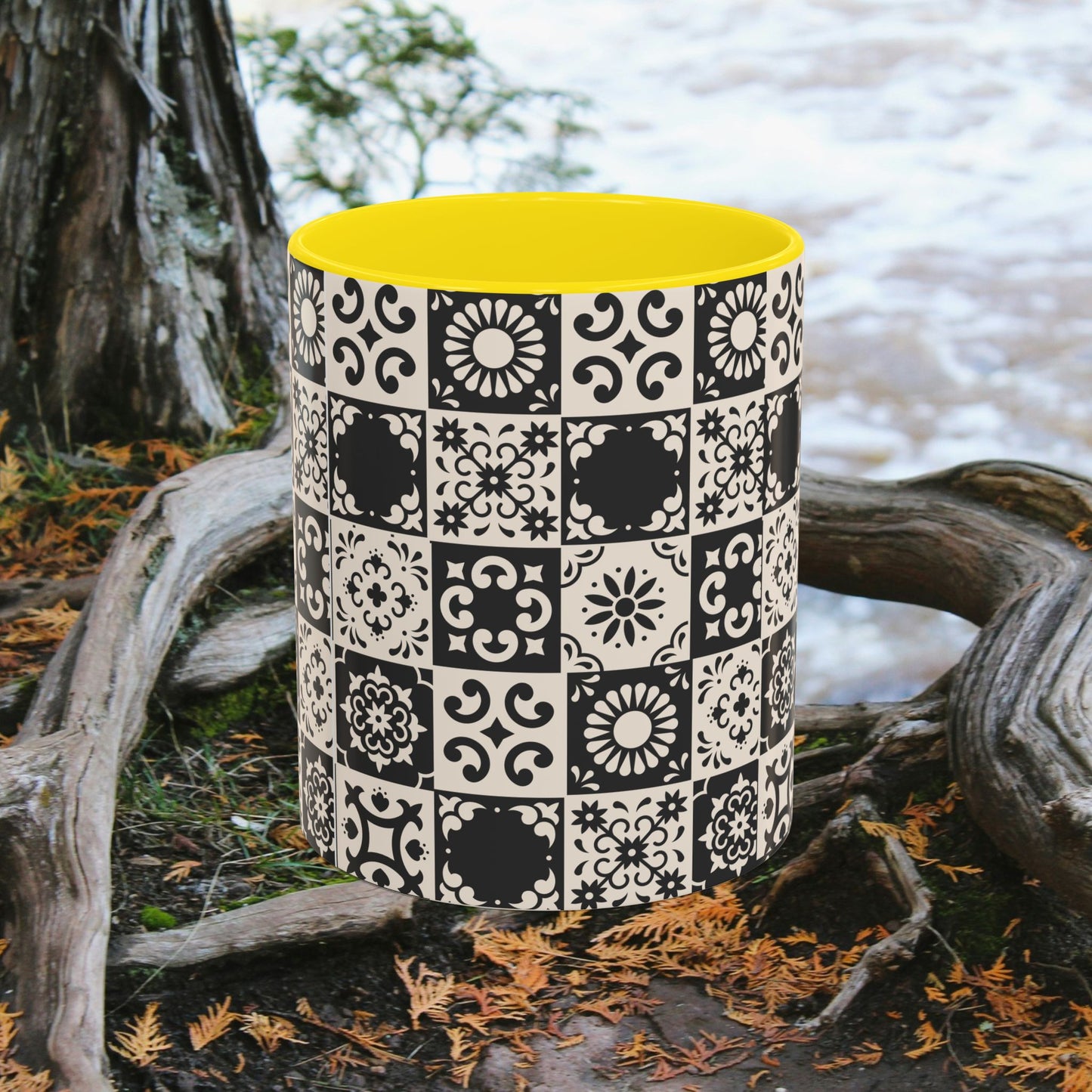 Accent Coffee Mug (11, 15oz)_ N+ Series ACMUG PT2WW004_ Limited Edition Mug by WesternWaves