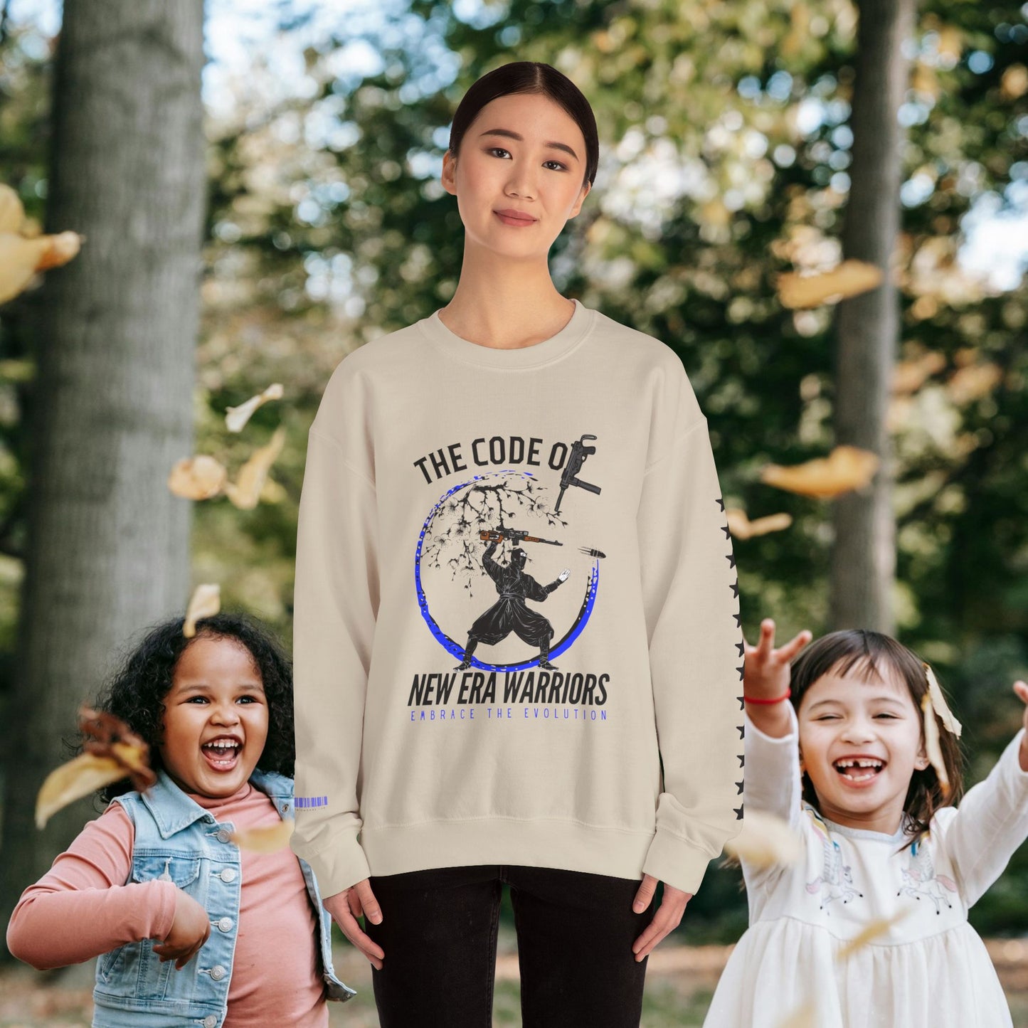 Unisex Heavy Blend™ Crewneck Sweatshirt_ N3+ Series UHBCSS PT2WV010_ Limited Edition Timeless Style by WesternWaves: