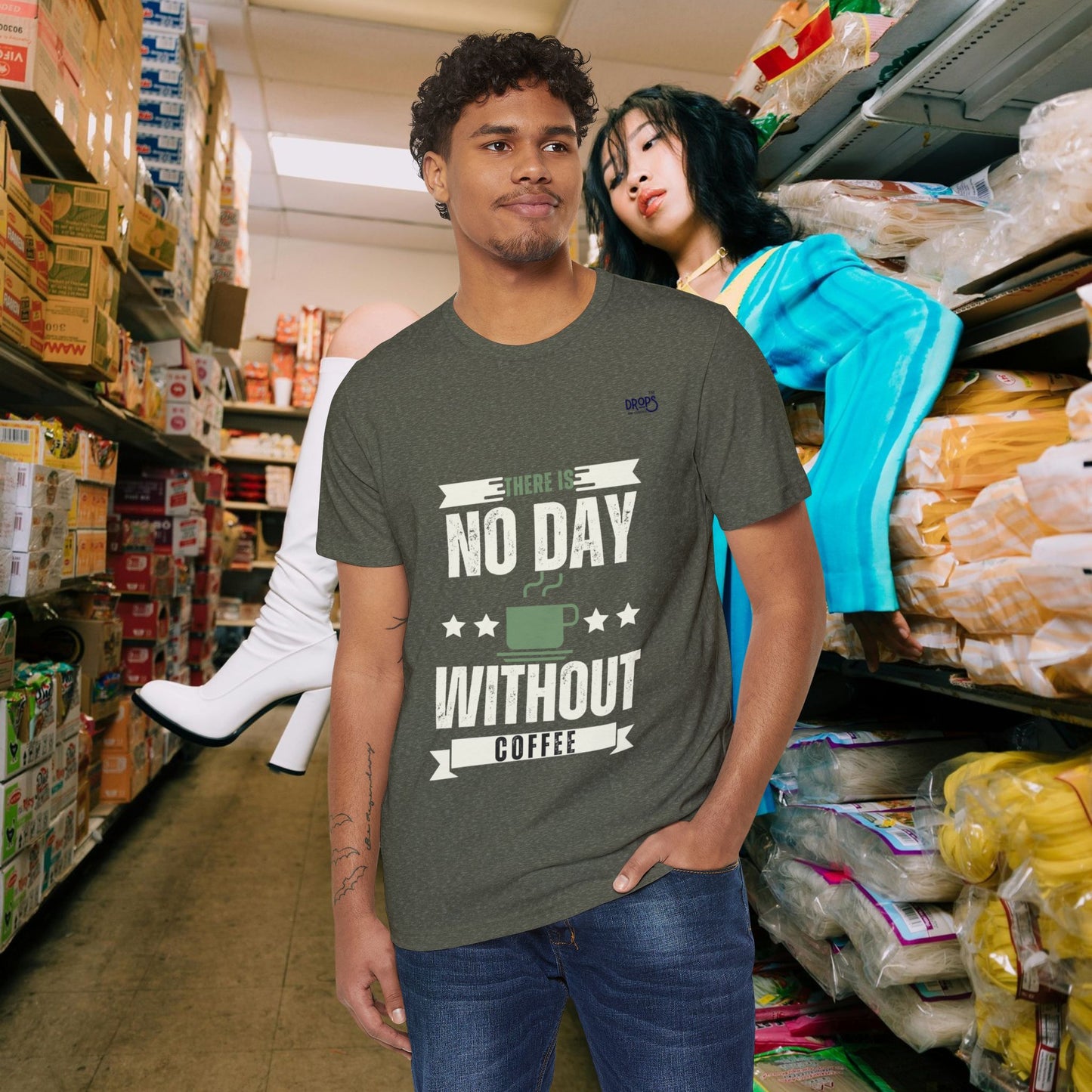 Unisex Recycled Organic T-Shirt_ N7* Series USRCOTS PT2WW001_ Limited Edition by WesternWaves:
