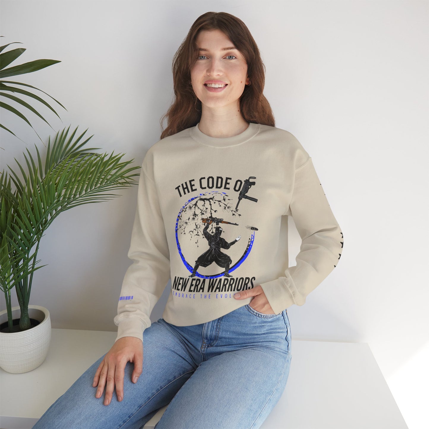 Unisex Heavy Blend™ Crewneck Sweatshirt_ N3+ Series UHBCSS PT2WV010_ Limited Edition Timeless Style by WesternWaves: