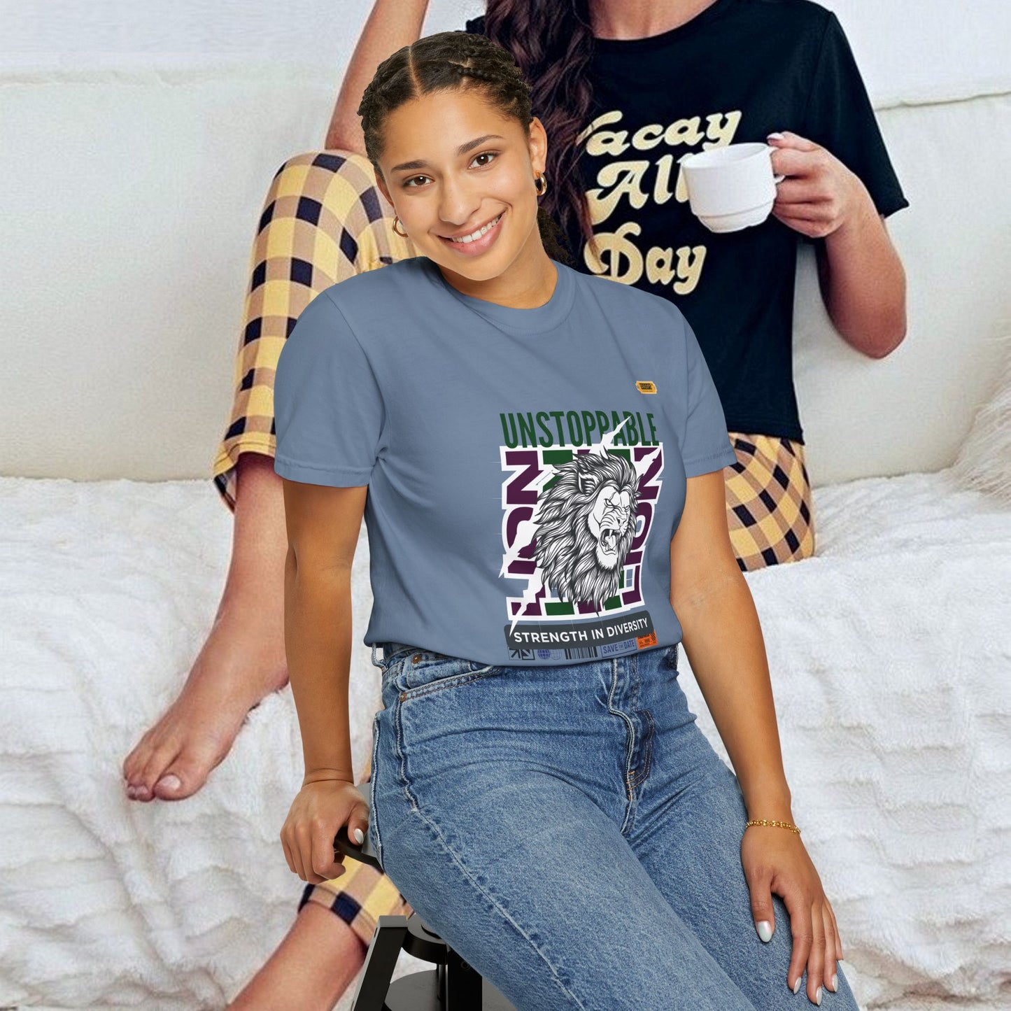 Unisex Garment-Dyed T-Shirt_ 26 June 2025_ Limited Edition Strength in Diversity by WesternWaves: