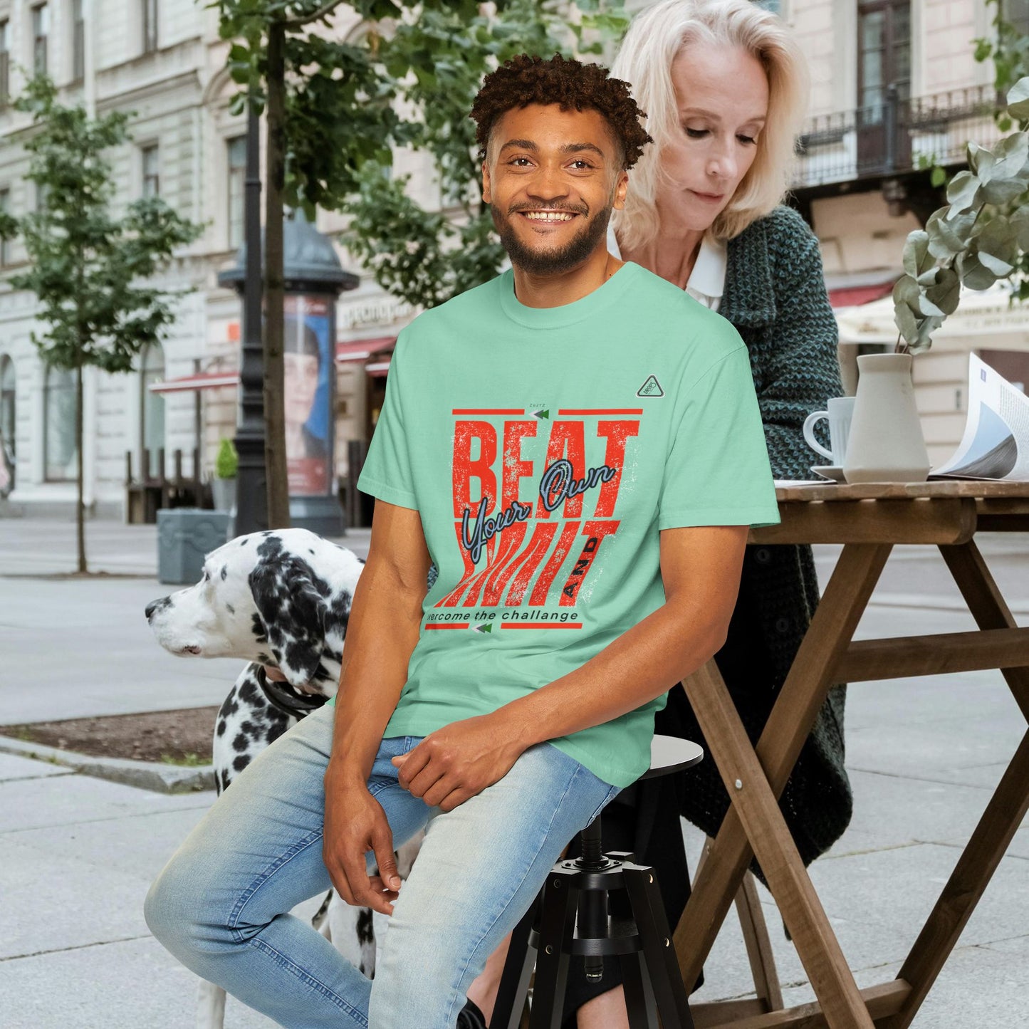Unisex Garment-Dyed T-shirt_ N2 Series USGDTS PT2WW002_ Comfort Colors 1717_ WesternWaves Limited Edition: