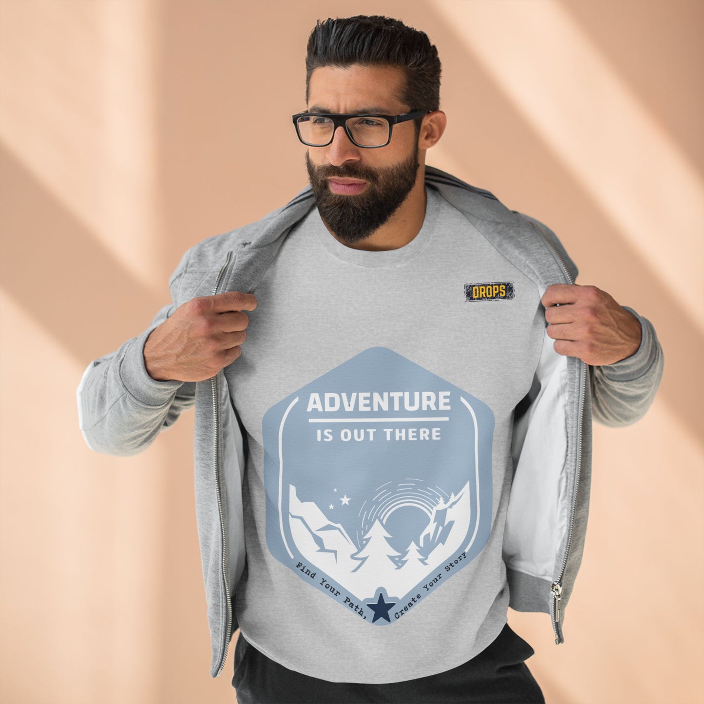 Unisex Crewneck Sweatshirt_ 04 July 2025_ Limited Edition Outdoor Gift for Adventure Lovers by WesternWaves: