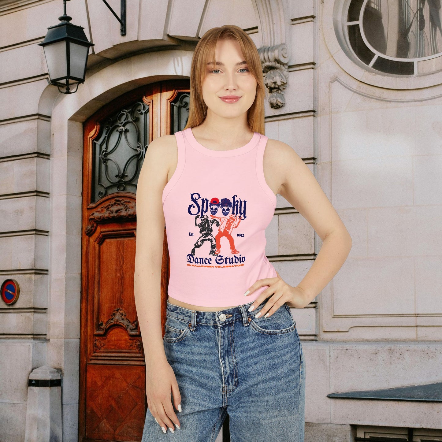 Women's Micro Rib Racer Tank Top_ N2+ Series WMRRT PT2WW006_ Limited Edition Style & Comfort by WesternWaves: