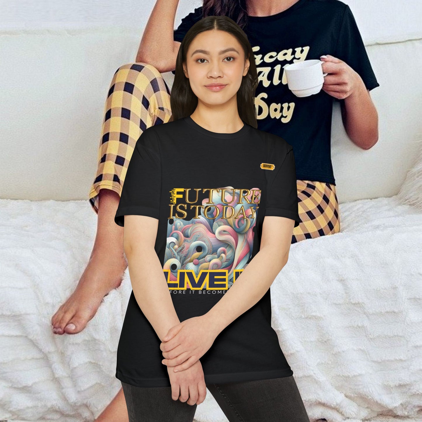 Unisex CVC Jersey T-shirt_ 16 June 2025_ Limited Edition Casual Fashion by WesternWaves: