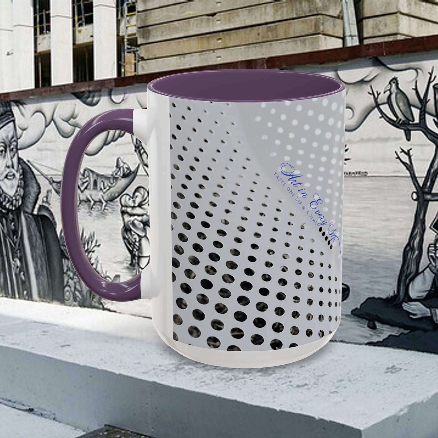 Accent Coffee Mug 11, 15oz_ N3+ Series ACM11OZ PT2WW020_ Limited Edition Perfect Blend of Style by WesternWaves: