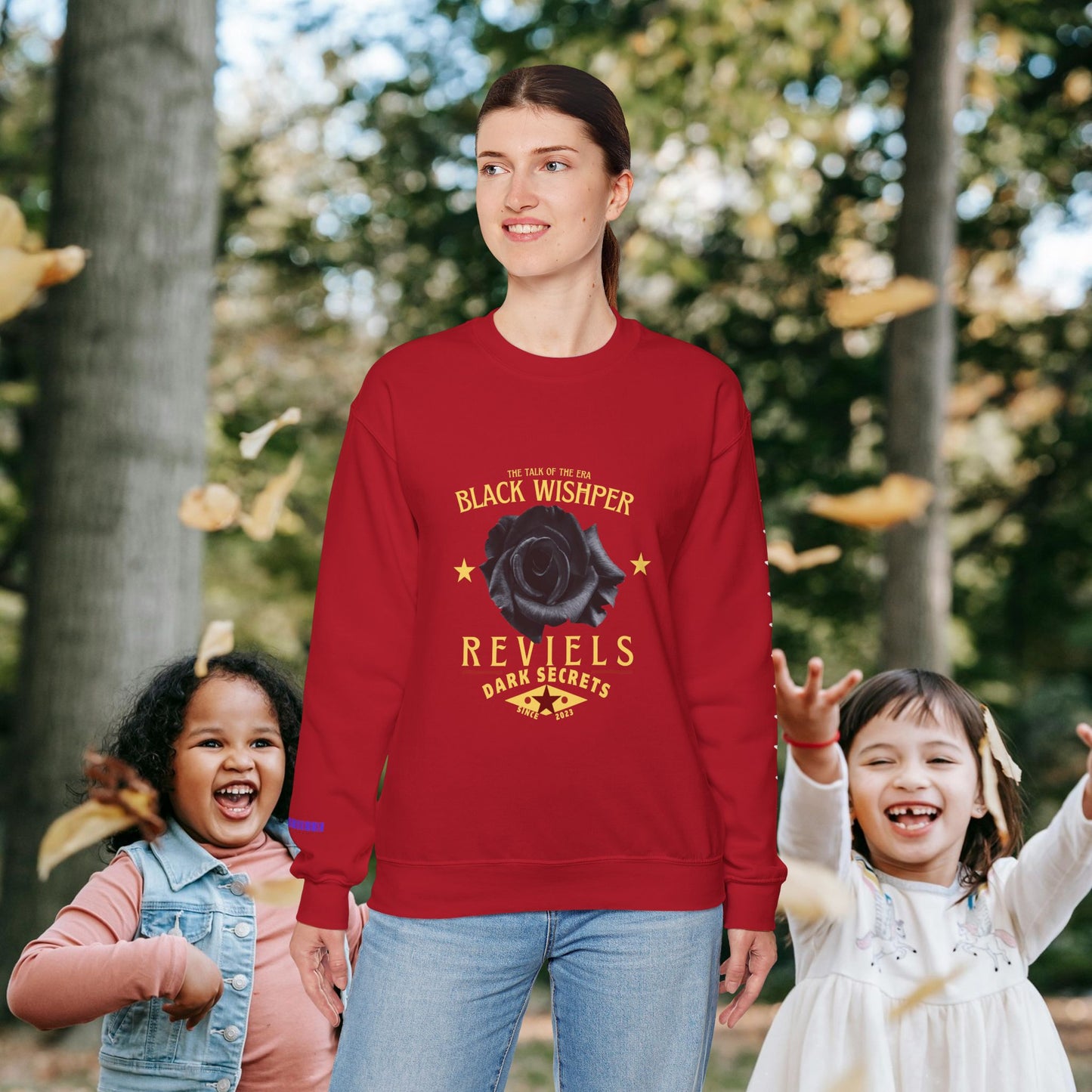 Unisex Heavy Blend™ Crewneck Sweatshirt_ N3+ Series UHBCSS PT2WV011_ Limited Edition Pure Luxury by WesternWaves: