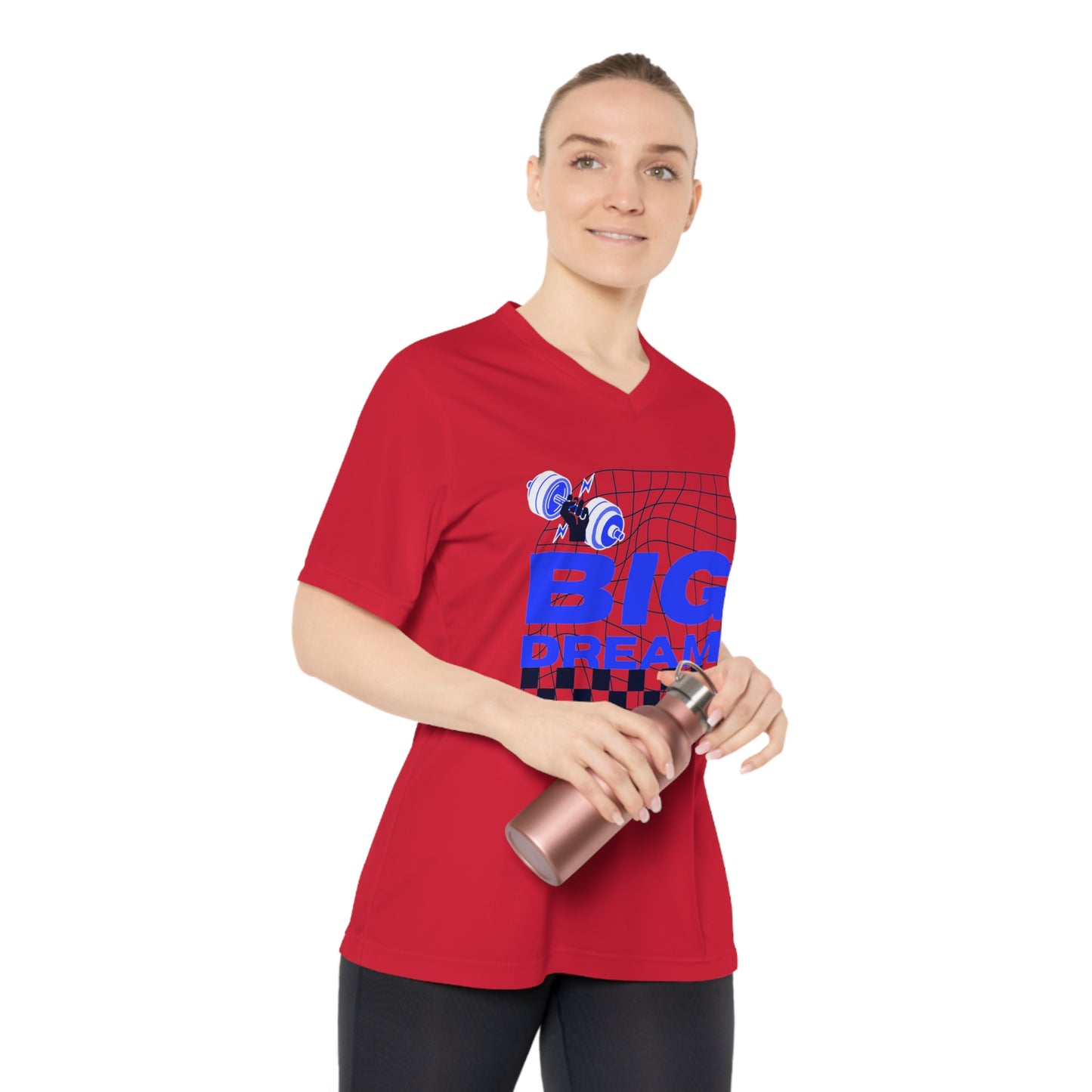 Women's Performance V-Neck T-Shirt_ N3+ Series WPVNTS PT2WW002_ Limited Edition Reliable Companion by WesternWaves:
