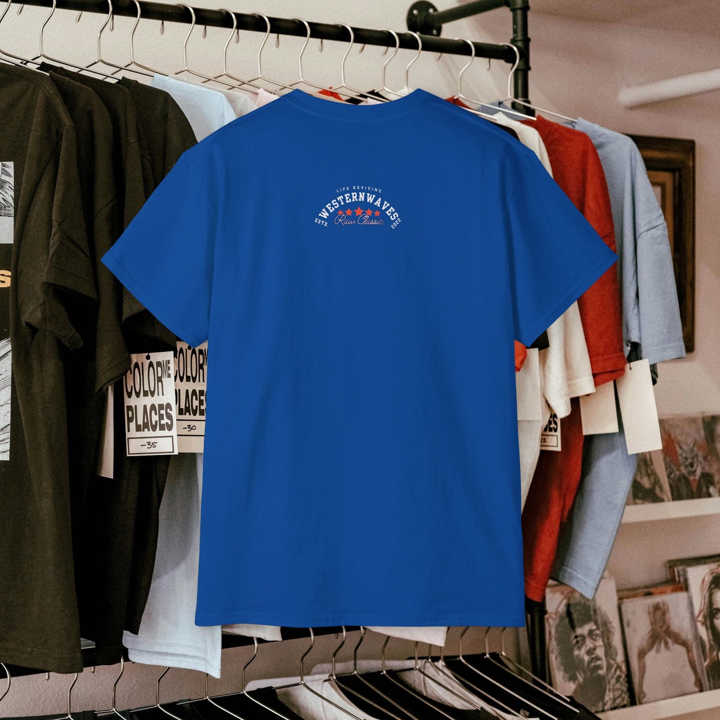Unisex Ultra Cotton Tee_ Classic Comfort Unleashed_ N2+ Series USUCTEE PT2WW006_ Limited Edition Maximum Comfort & Style by WesternWaves:
