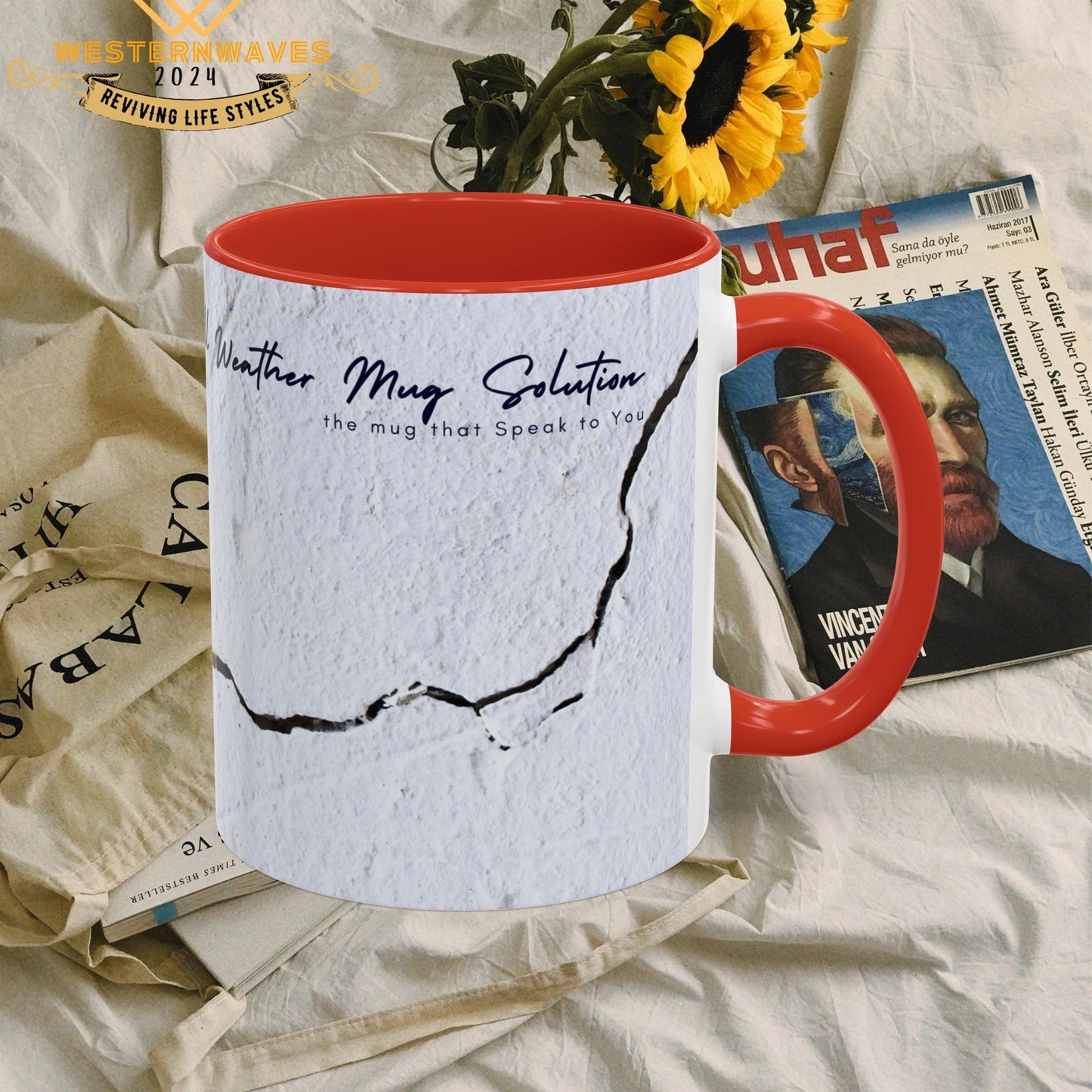 Accent Coffee Mug 11, 15oz_ N2 Series ACM11OZ PT2WW010_ Limited Edition Perfect Blend of Style by WesternWaves: