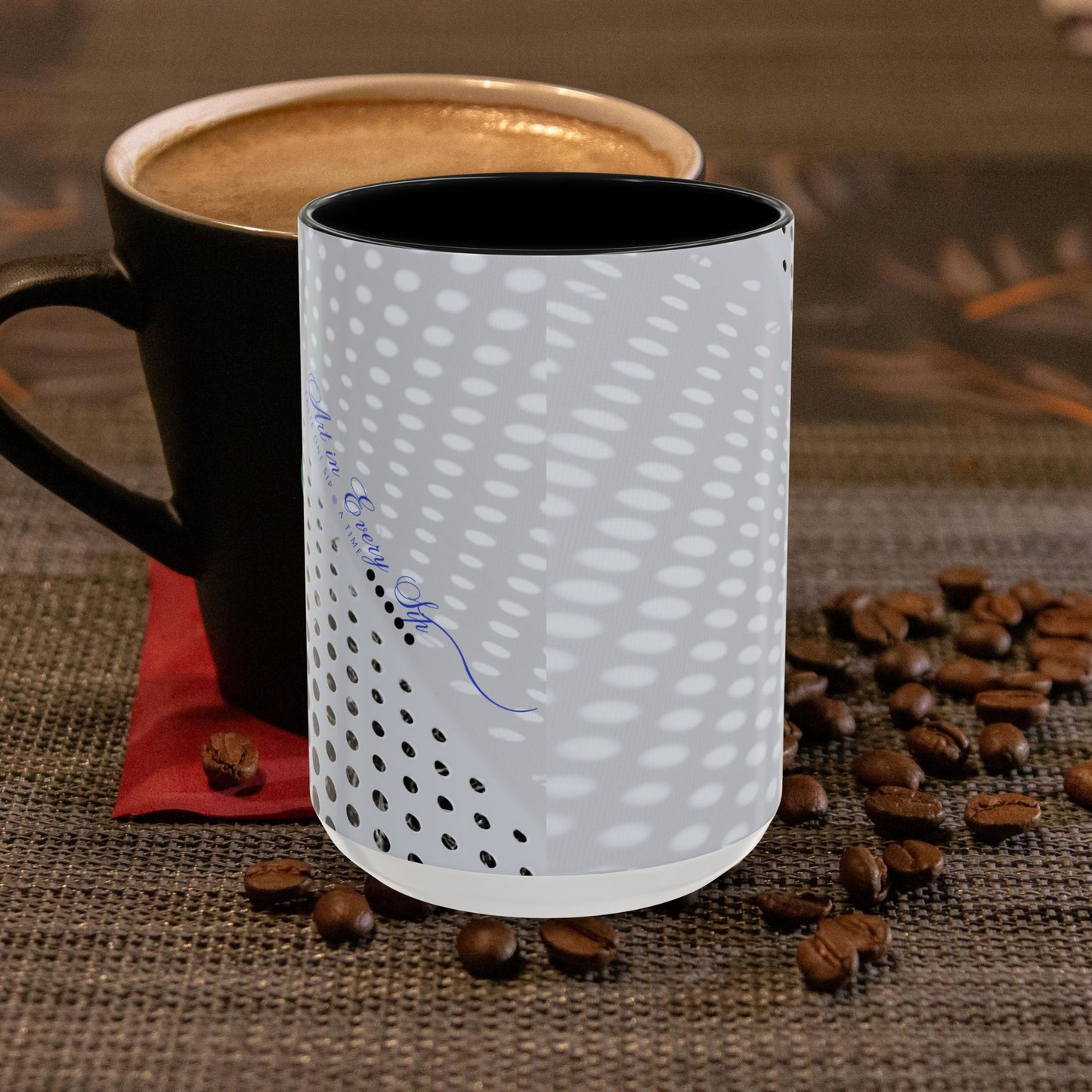 Accent Coffee Mug 11, 15oz_ N3+ Series ACM11OZ PT2WW020_ Limited Edition Perfect Blend of Style by WesternWaves: